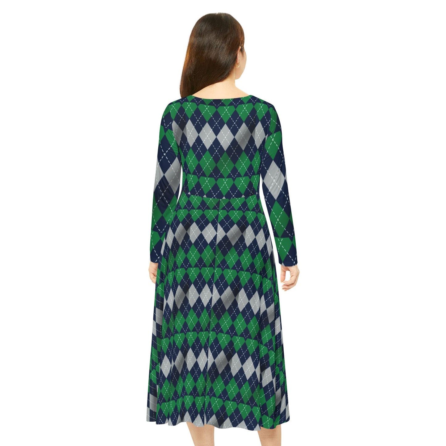 Women's Long Sleeve Dress (Hippie 23)