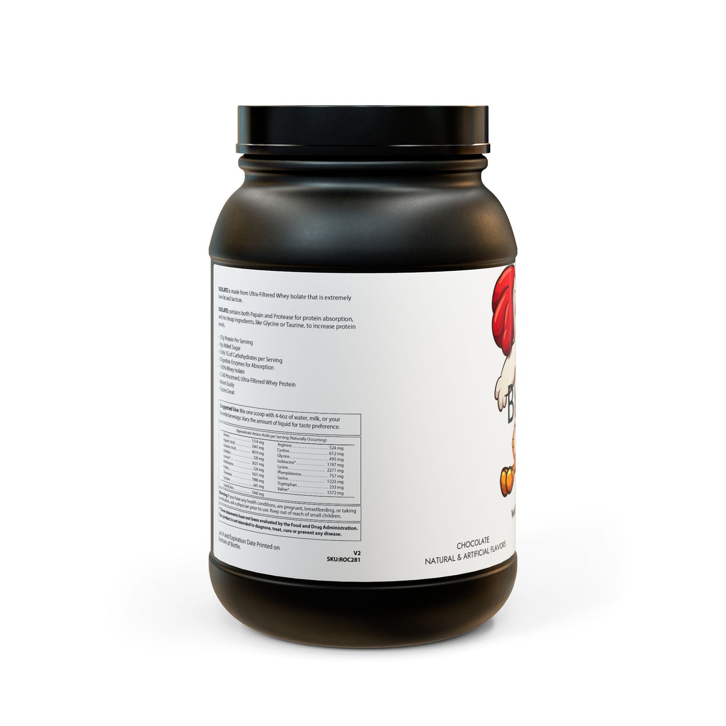 Be ye covered llc Dabb Whey Isolate Protein Supplement (907g, 2lb)
