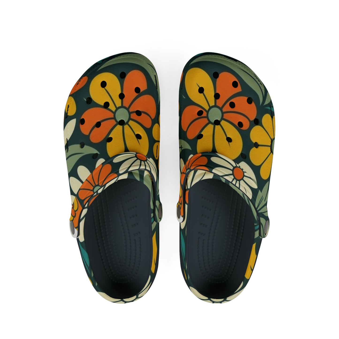 Floral Clogs
