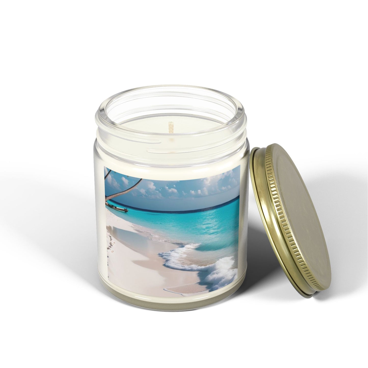 Beach and woody Candle (4oz, 9oz)