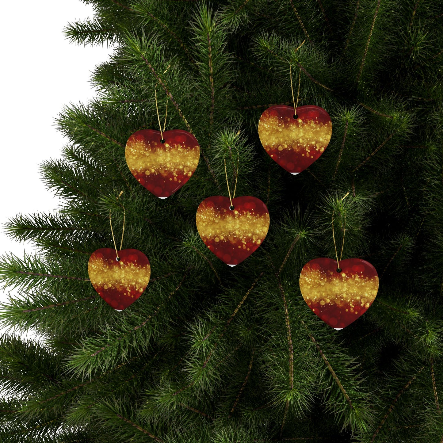 Ceramic Ornaments Gold Blessings(1pcs, 5pcs, 10pcs, 20pcs)