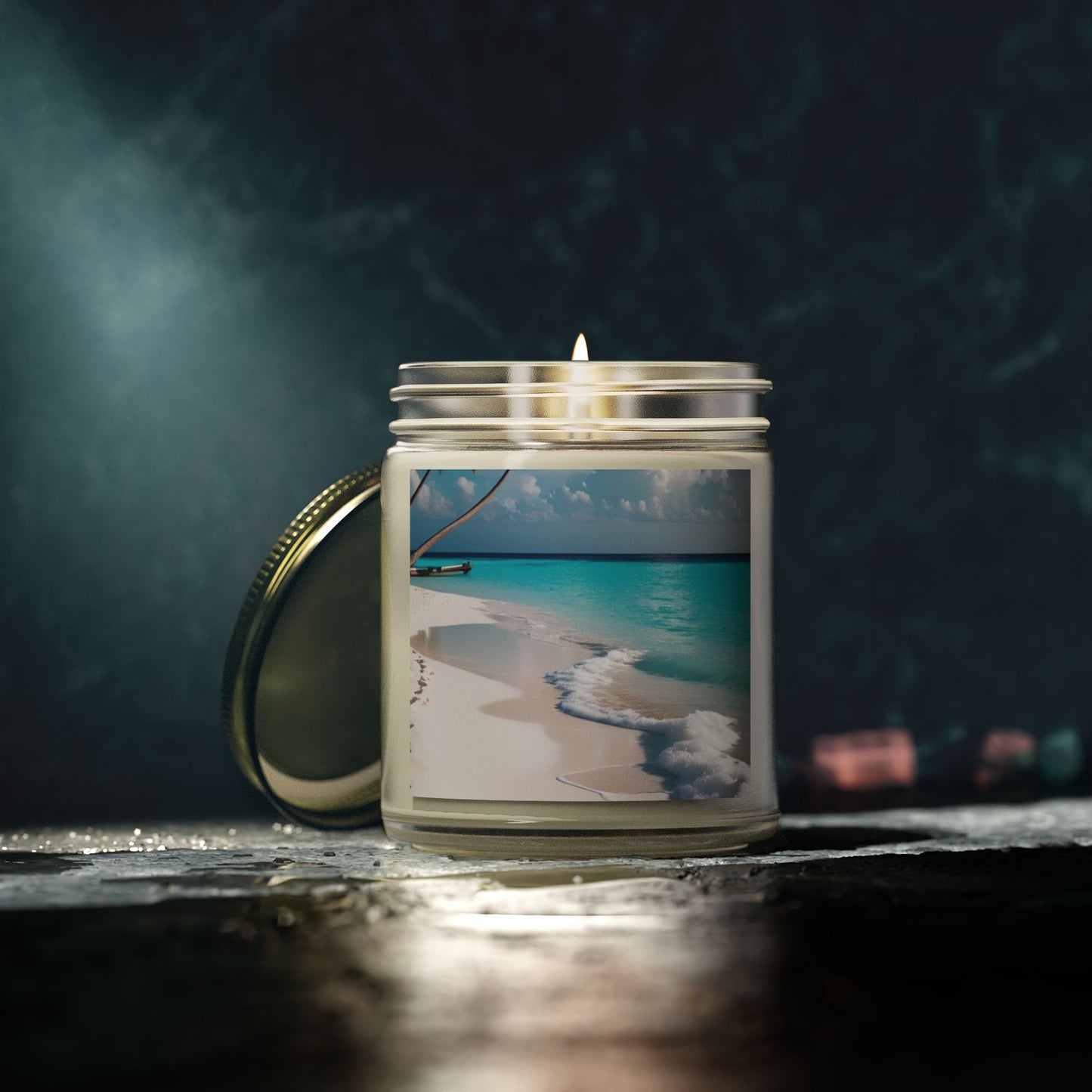 Beach and woody Candle (4oz, 9oz)
