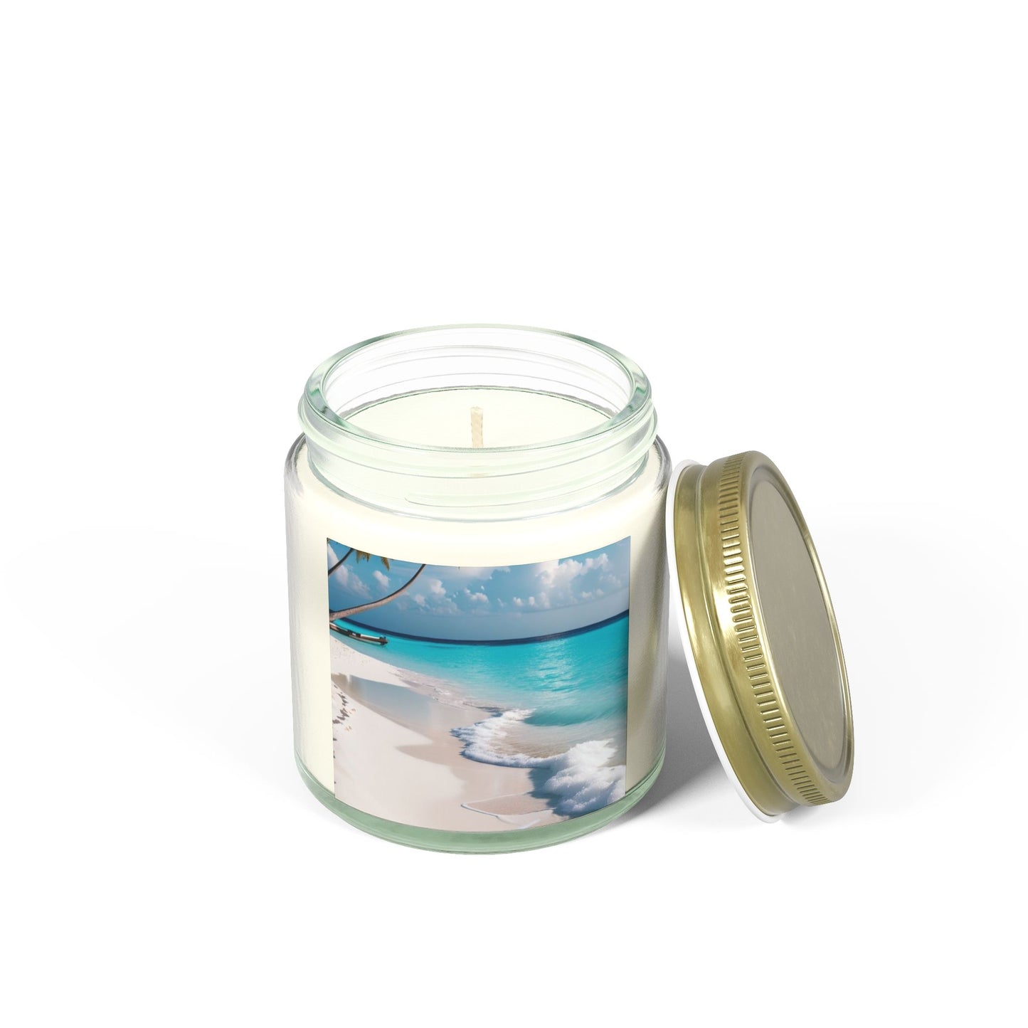 Beach and woody Candle (4oz, 9oz)