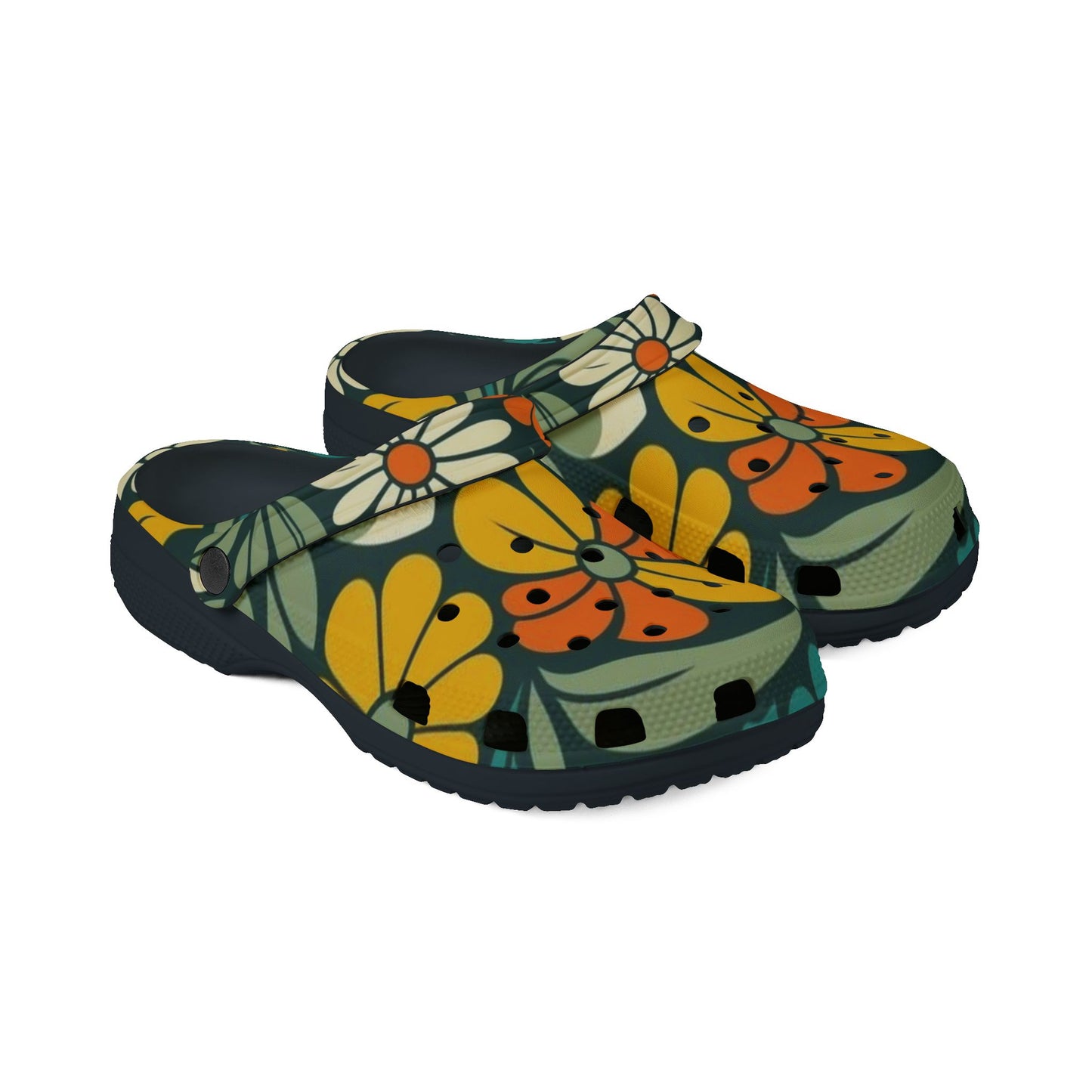 Floral Clogs