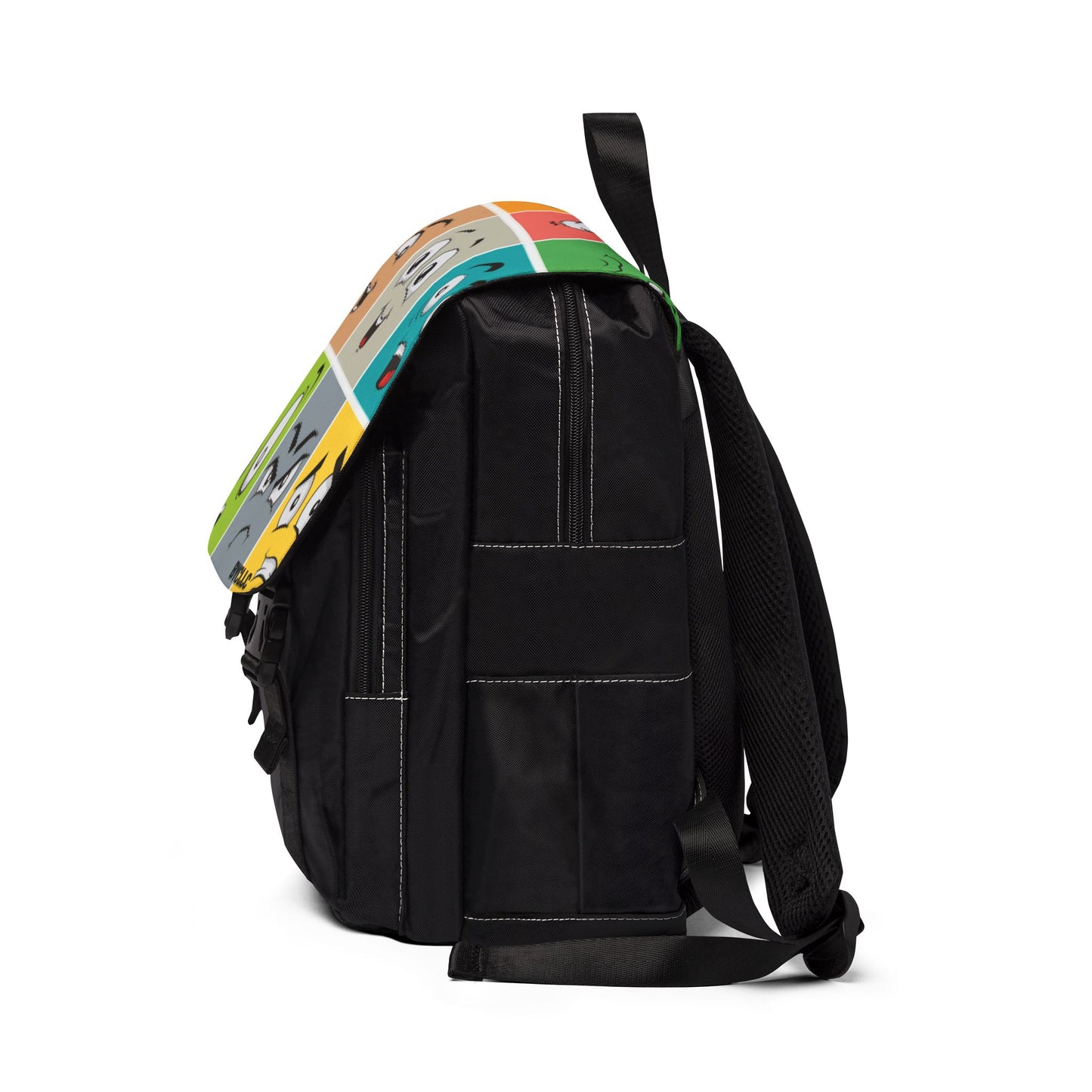 Casual Shoulder Backpack(Colorful Smile)