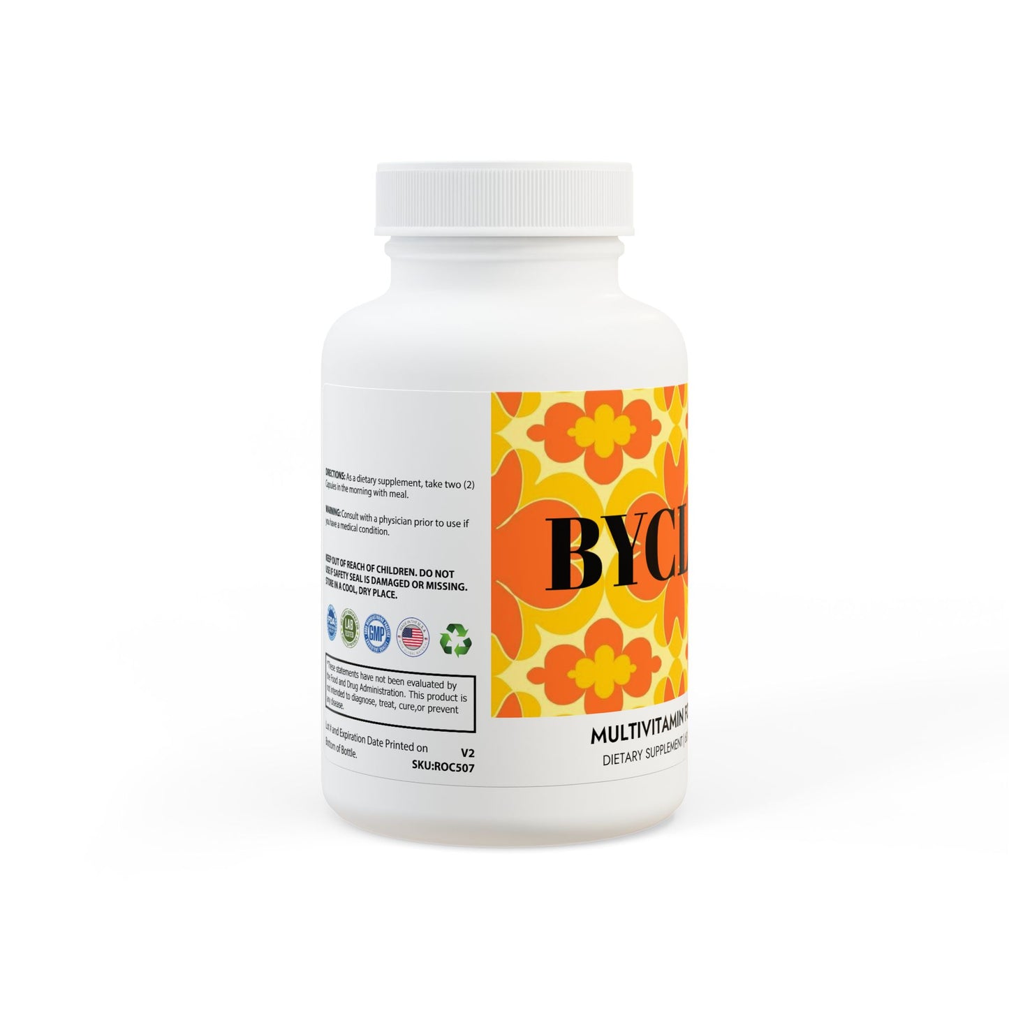Be ye covered llc Multivitamin for Men Supplement (60 Capsules)
