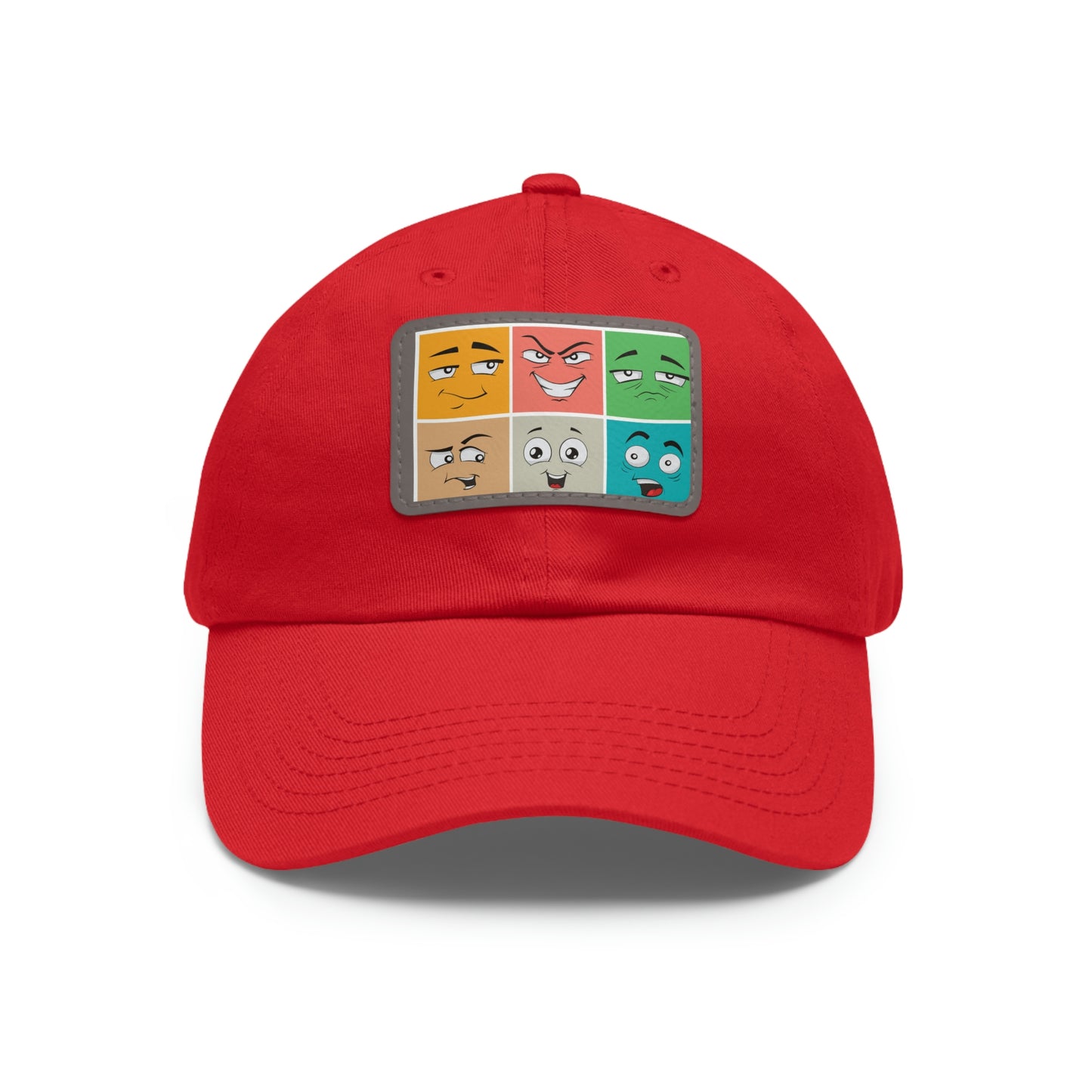 Dad Hat with Patch(colorful smile)