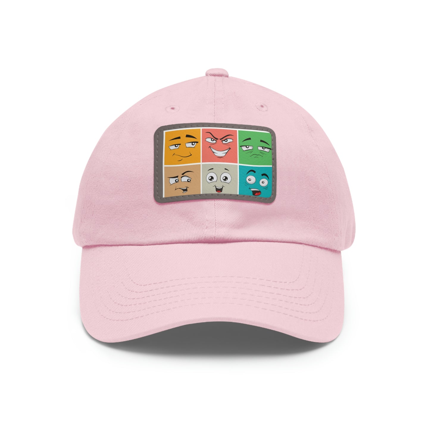 Dad Hat with Patch(colorful smile)