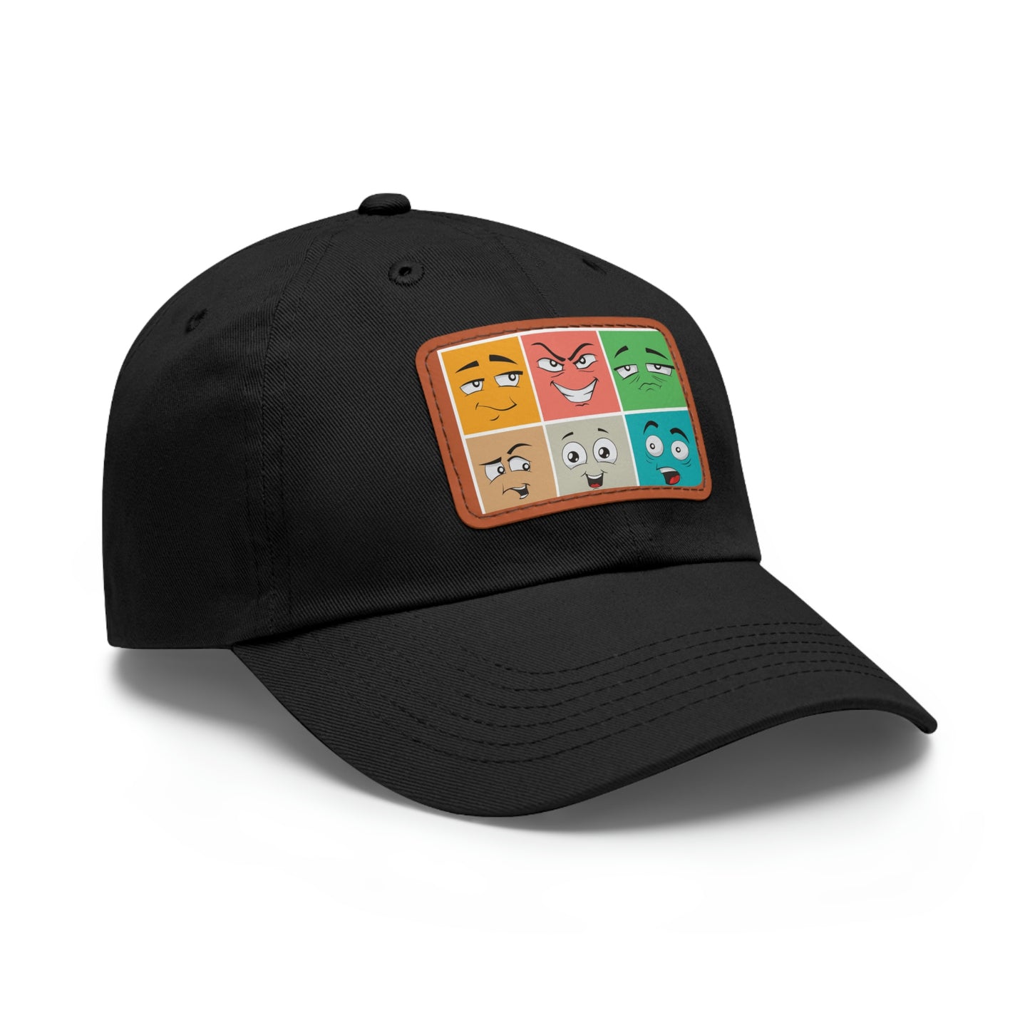 Dad Hat with Patch(colorful smile)