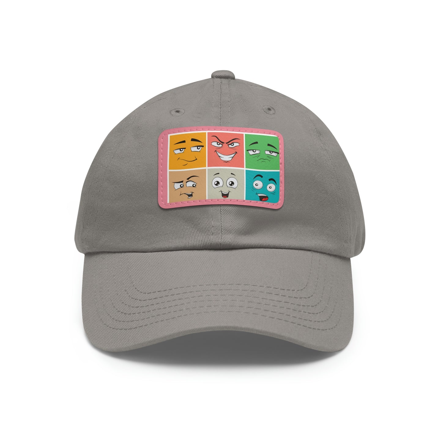 Dad Hat with Patch(colorful smile)