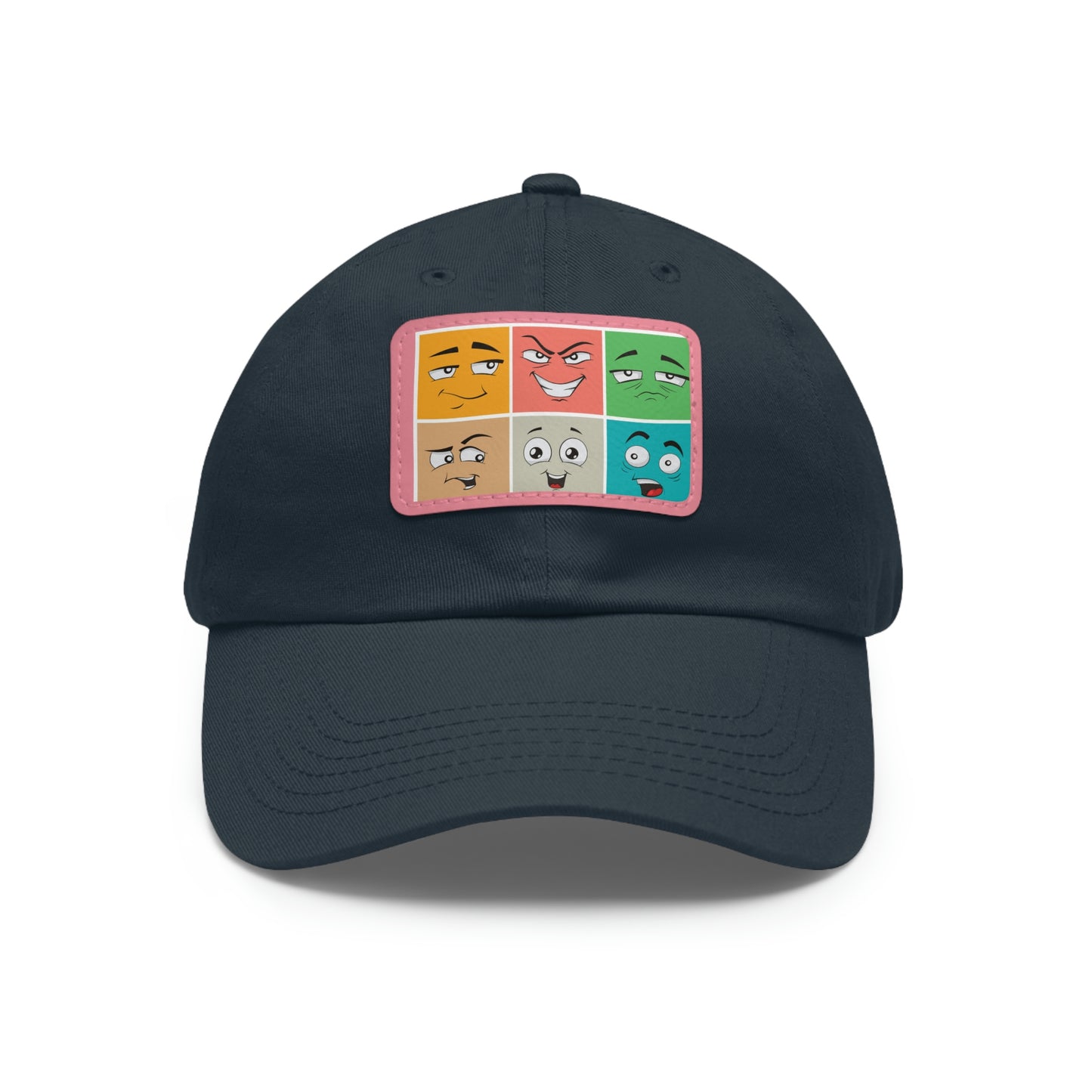 Dad Hat with Patch(colorful smile)