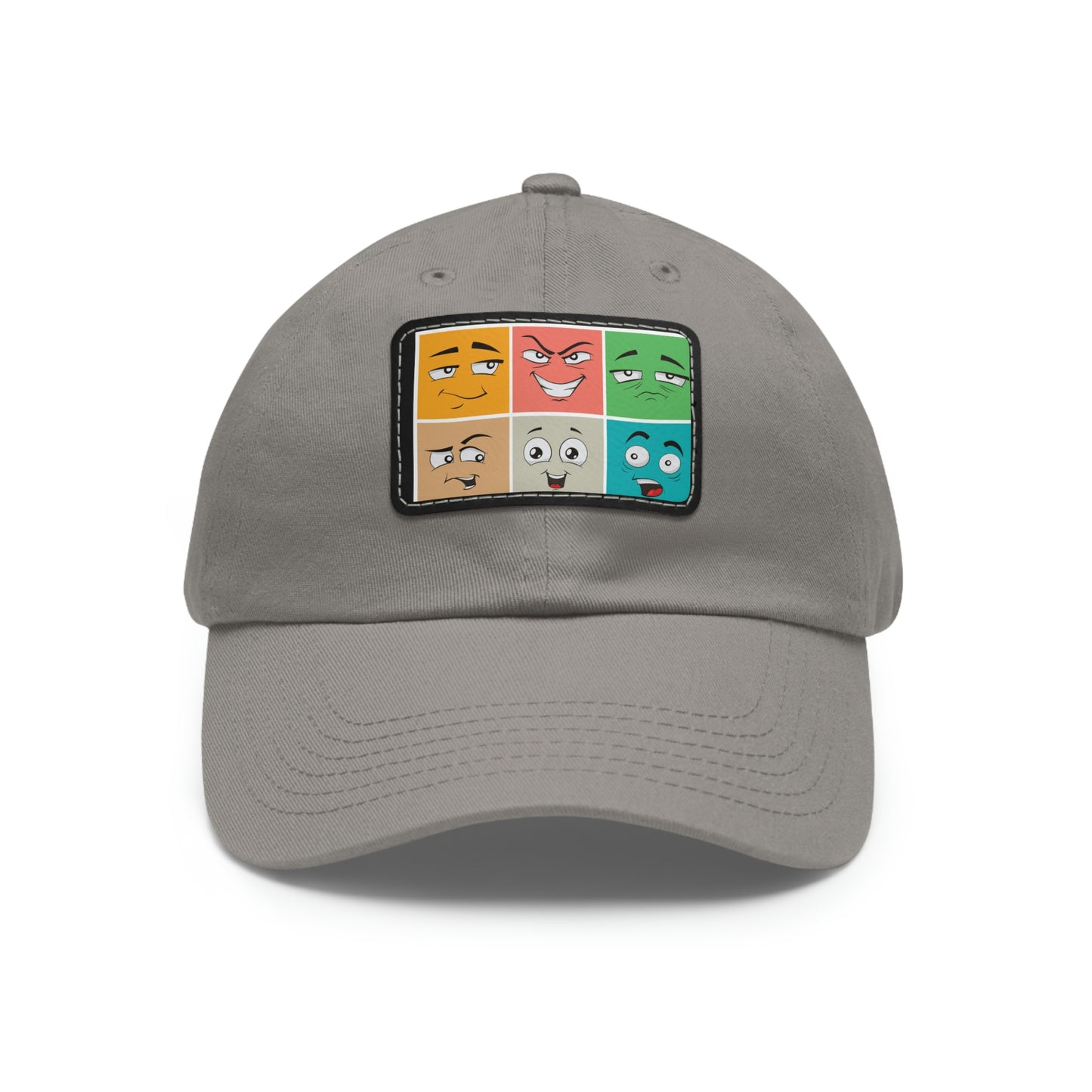 Dad Hat with Patch(colorful smile)