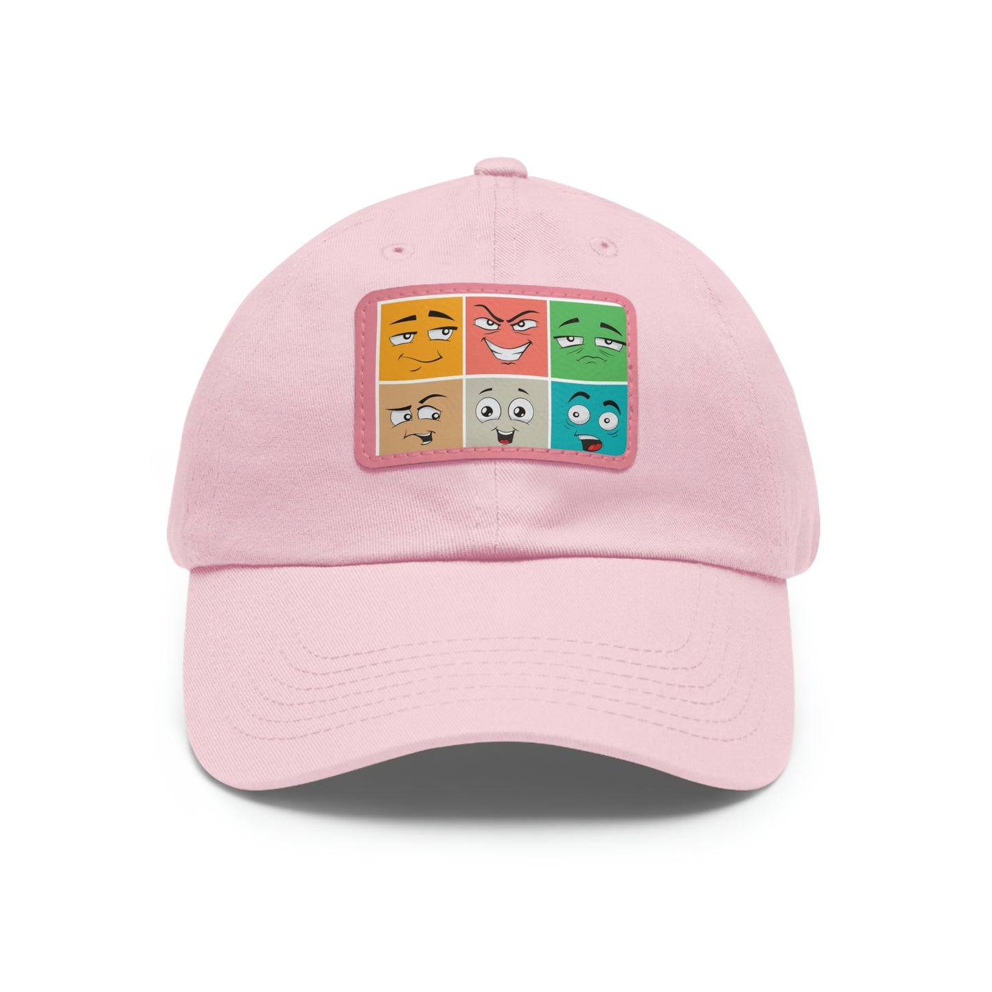 Dad Hat with Patch(colorful smile)