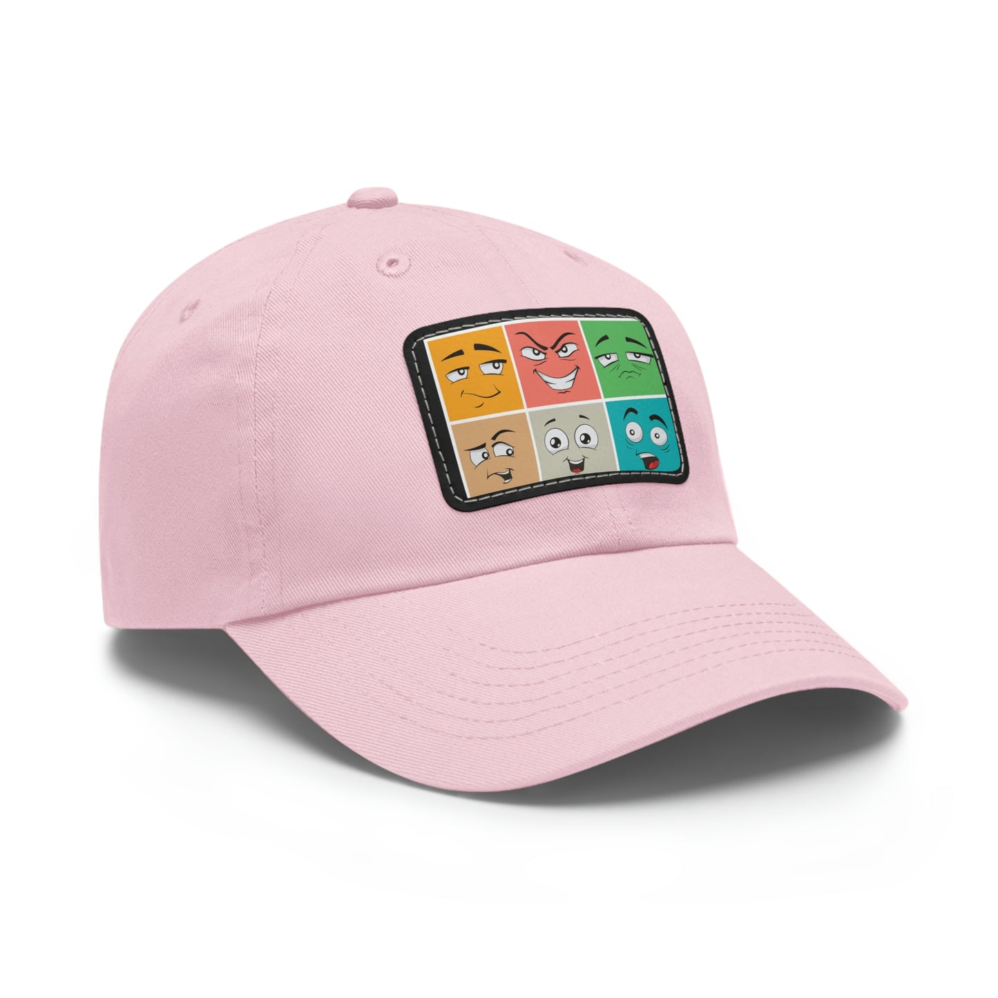 Dad Hat with Patch(colorful smile)