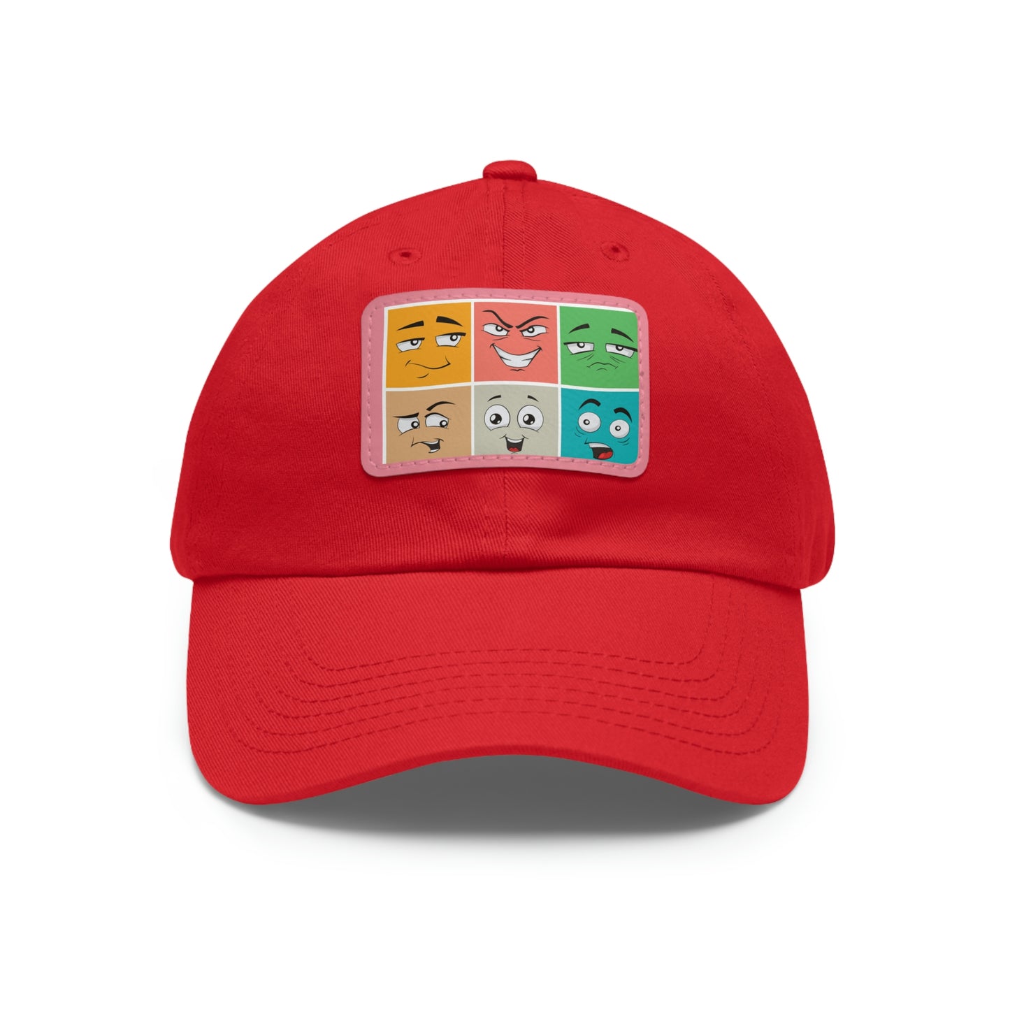 Dad Hat with Patch(colorful smile)