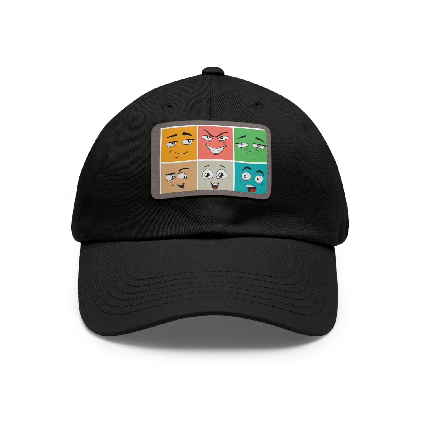 Dad Hat with Patch(colorful smile)