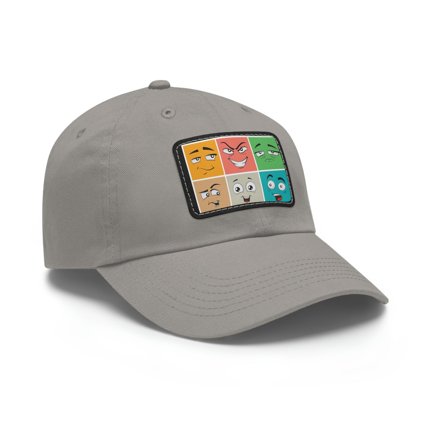 Dad Hat with Patch(colorful smile)