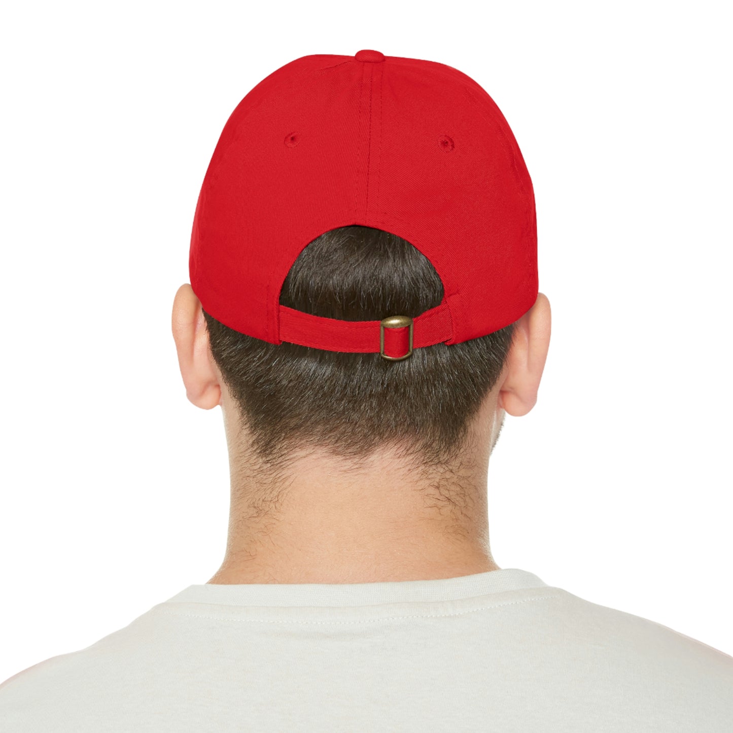 Dad Hat with Patch(Red Smiles)