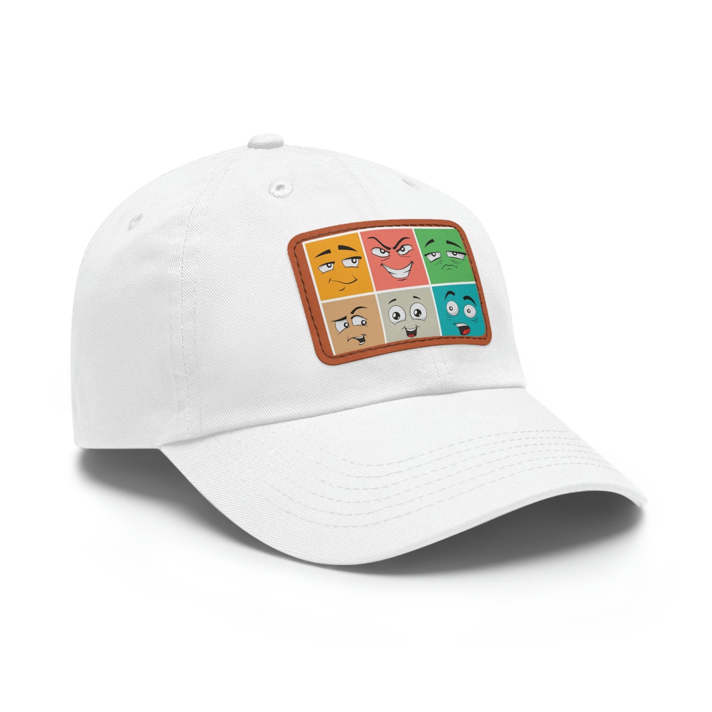 Dad Hat with Patch(colorful smile)