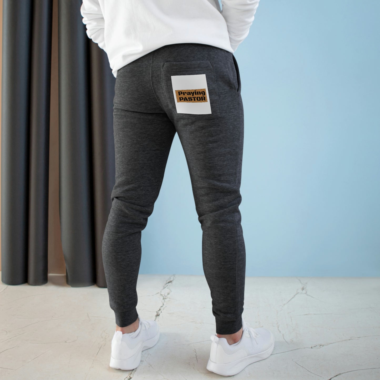 Unisex Premium Fleece Joggers(Praying Pastor)