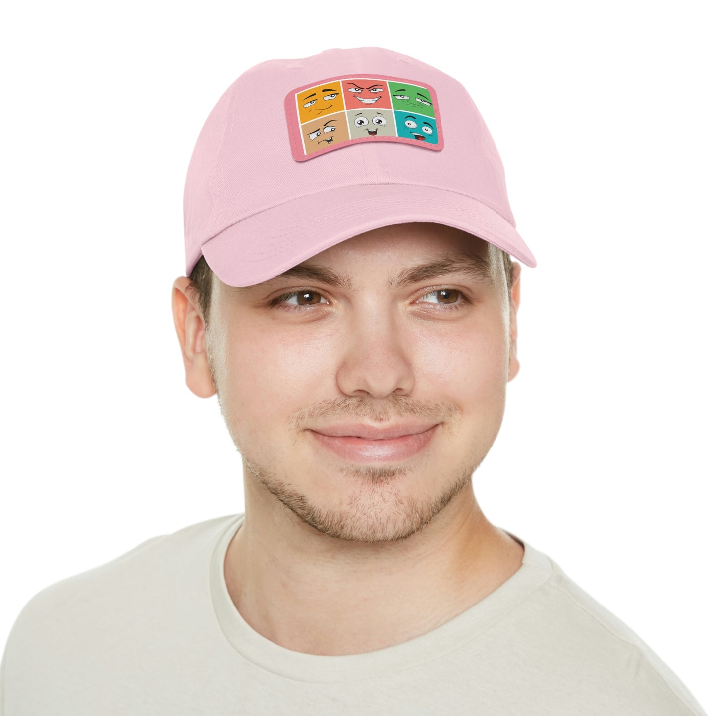 Dad Hat with Patch(colorful smile)