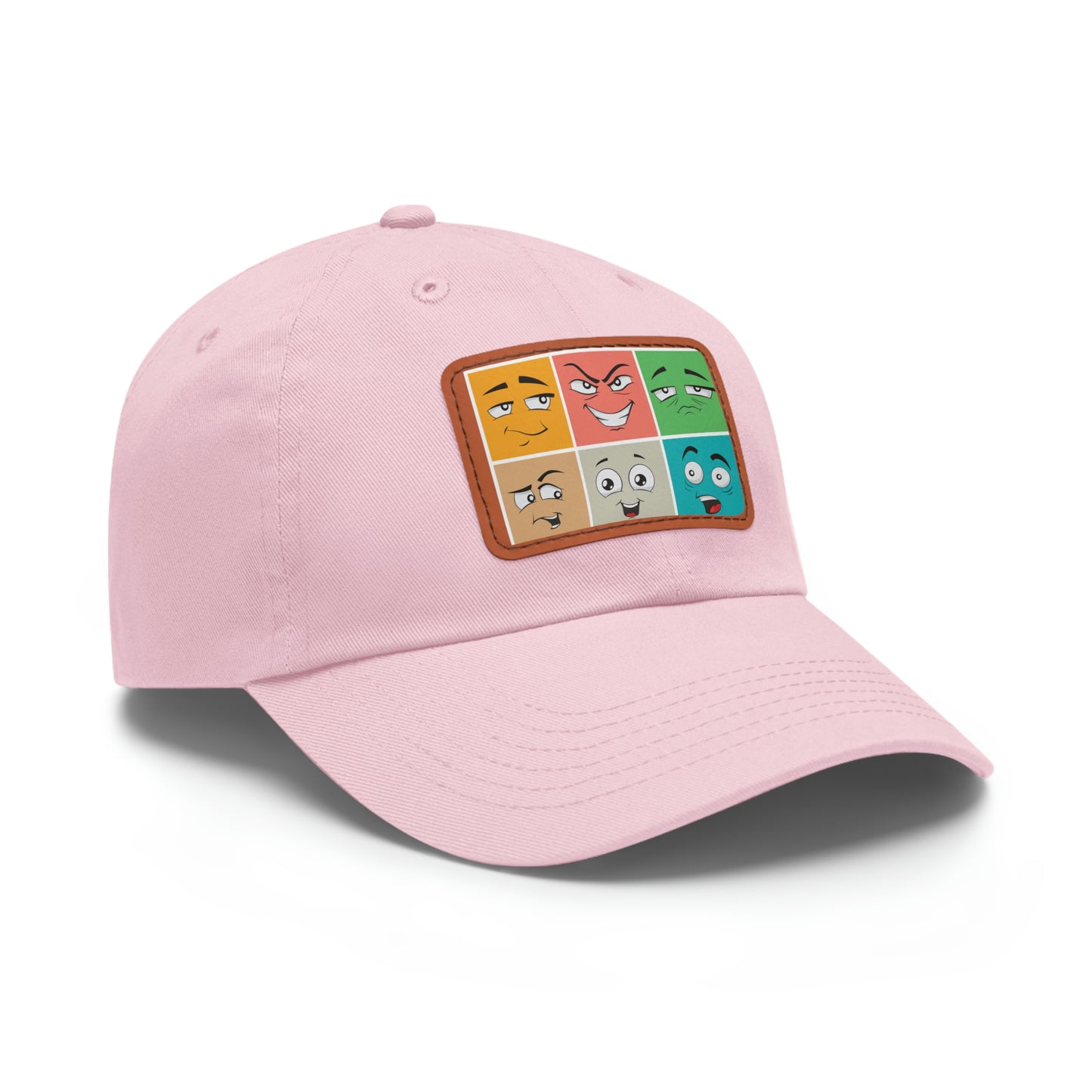 Dad Hat with Patch(colorful smile)