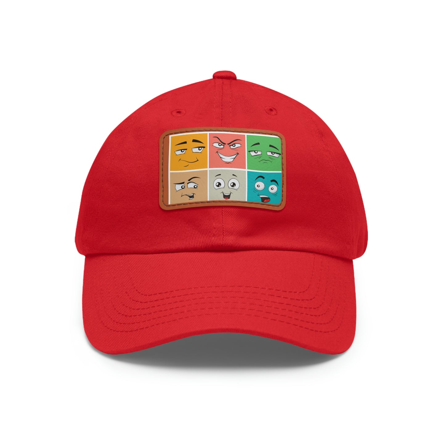 Dad Hat with Patch(colorful smile)