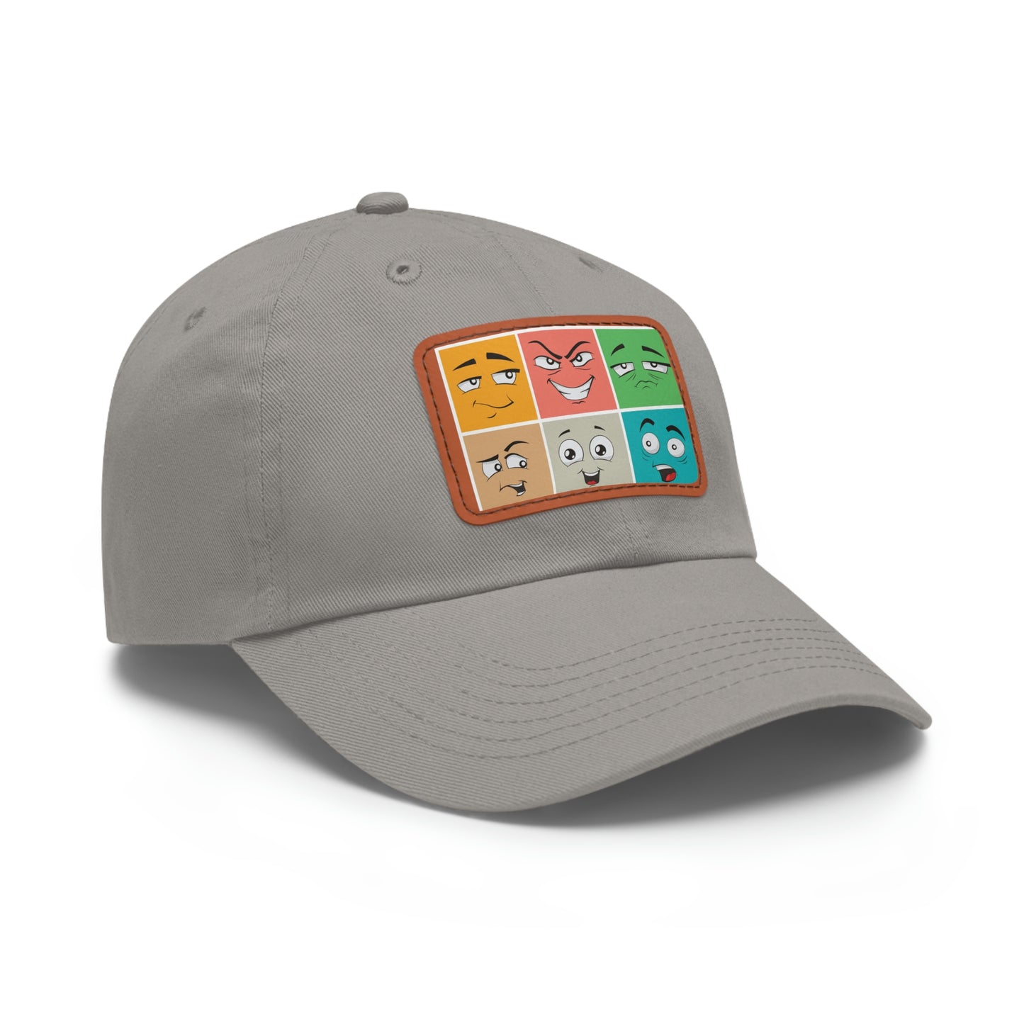Dad Hat with Patch(colorful smile)