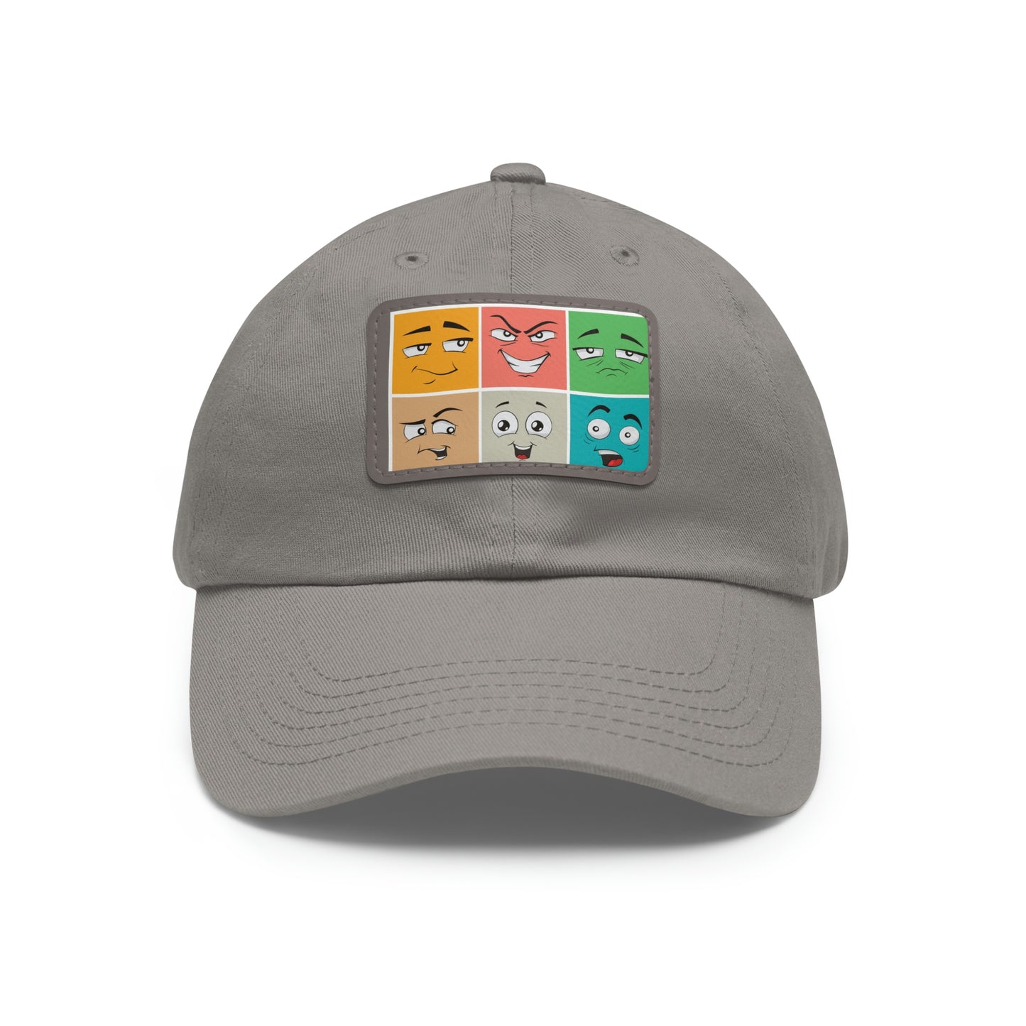 Dad Hat with Patch(colorful smile)