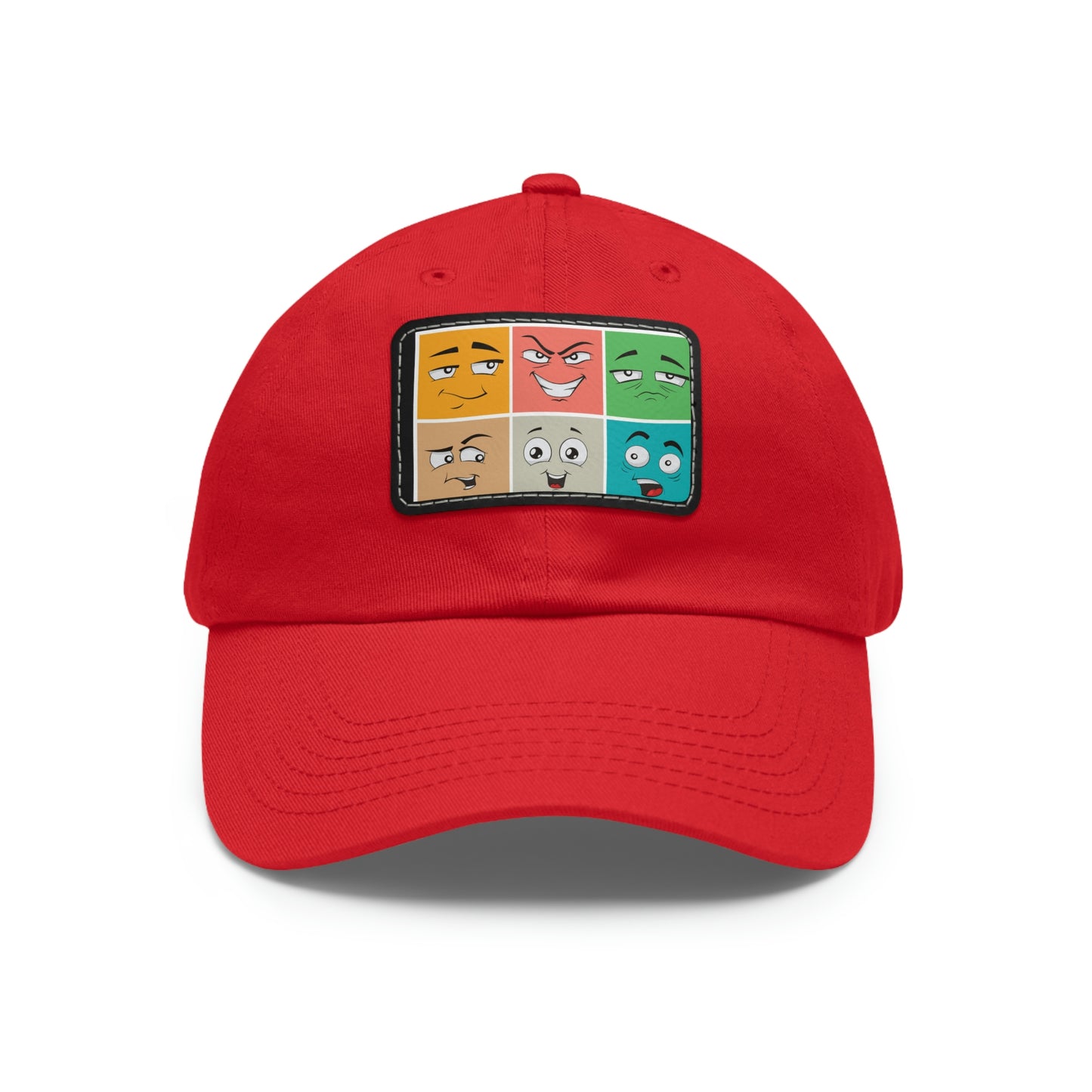 Dad Hat with Patch(colorful smile)