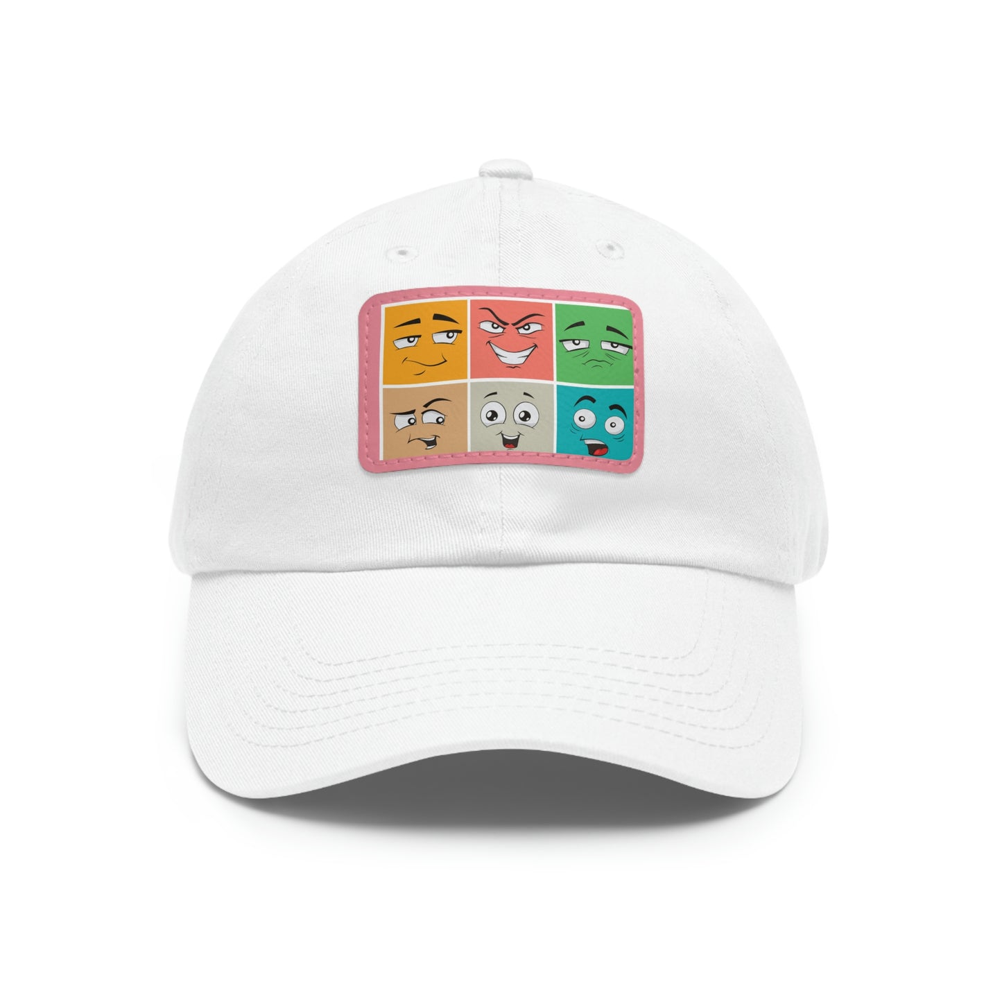 Dad Hat with Patch(colorful smile)