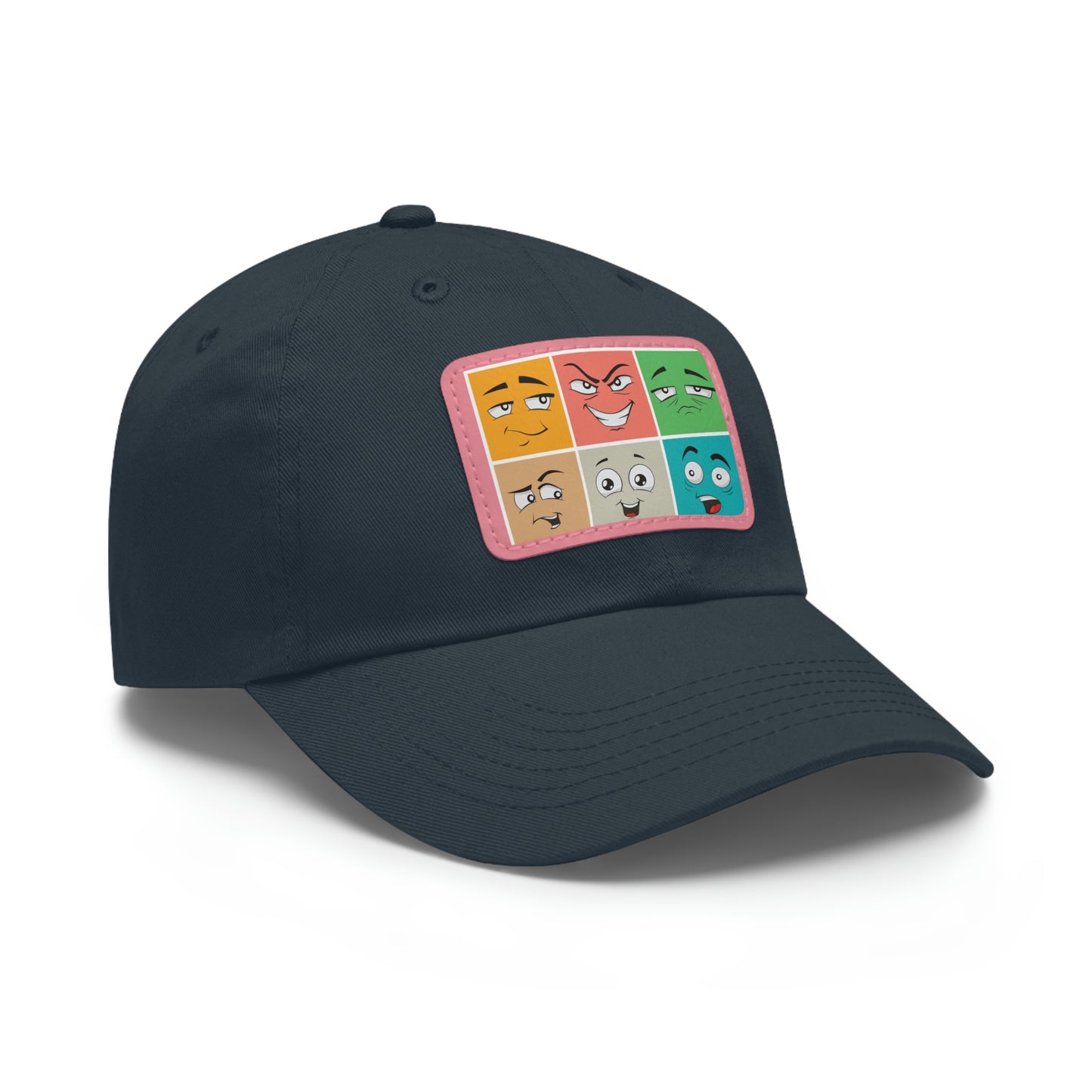 Dad Hat with Patch(colorful smile)