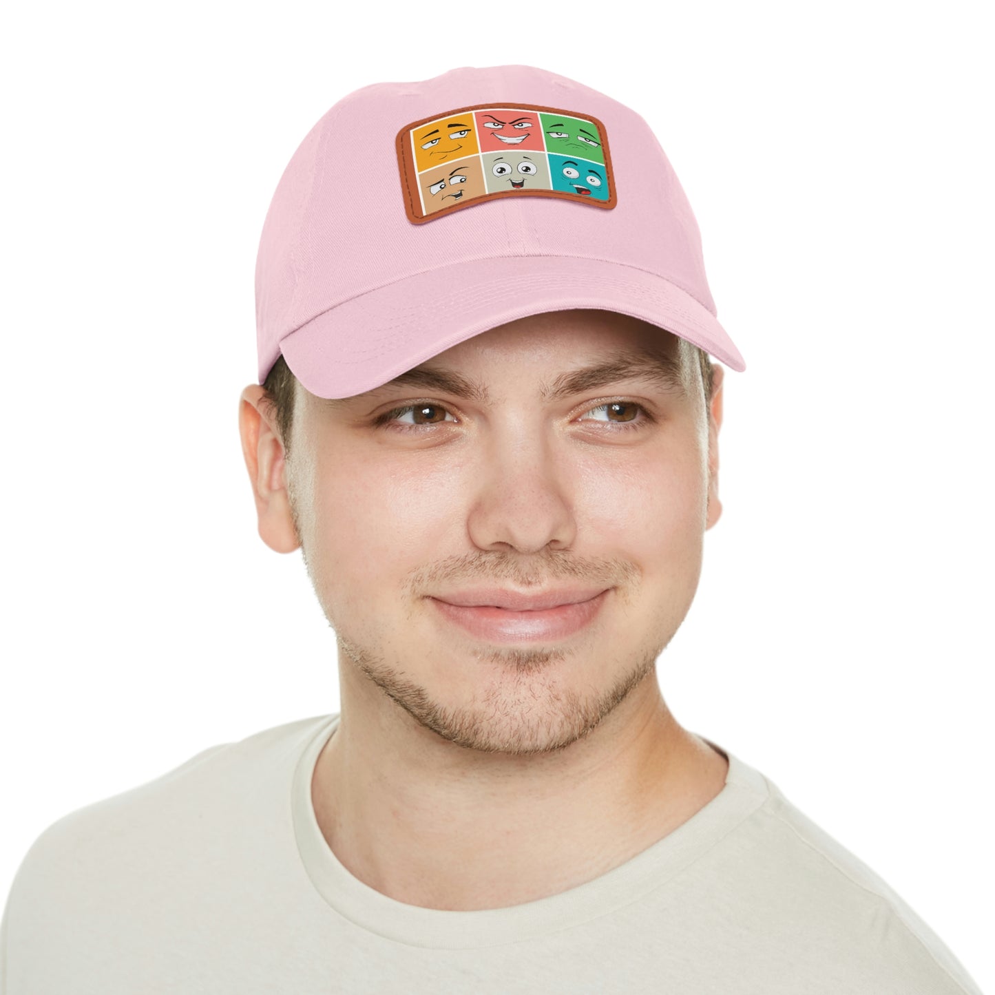 Dad Hat with Patch(colorful smile)
