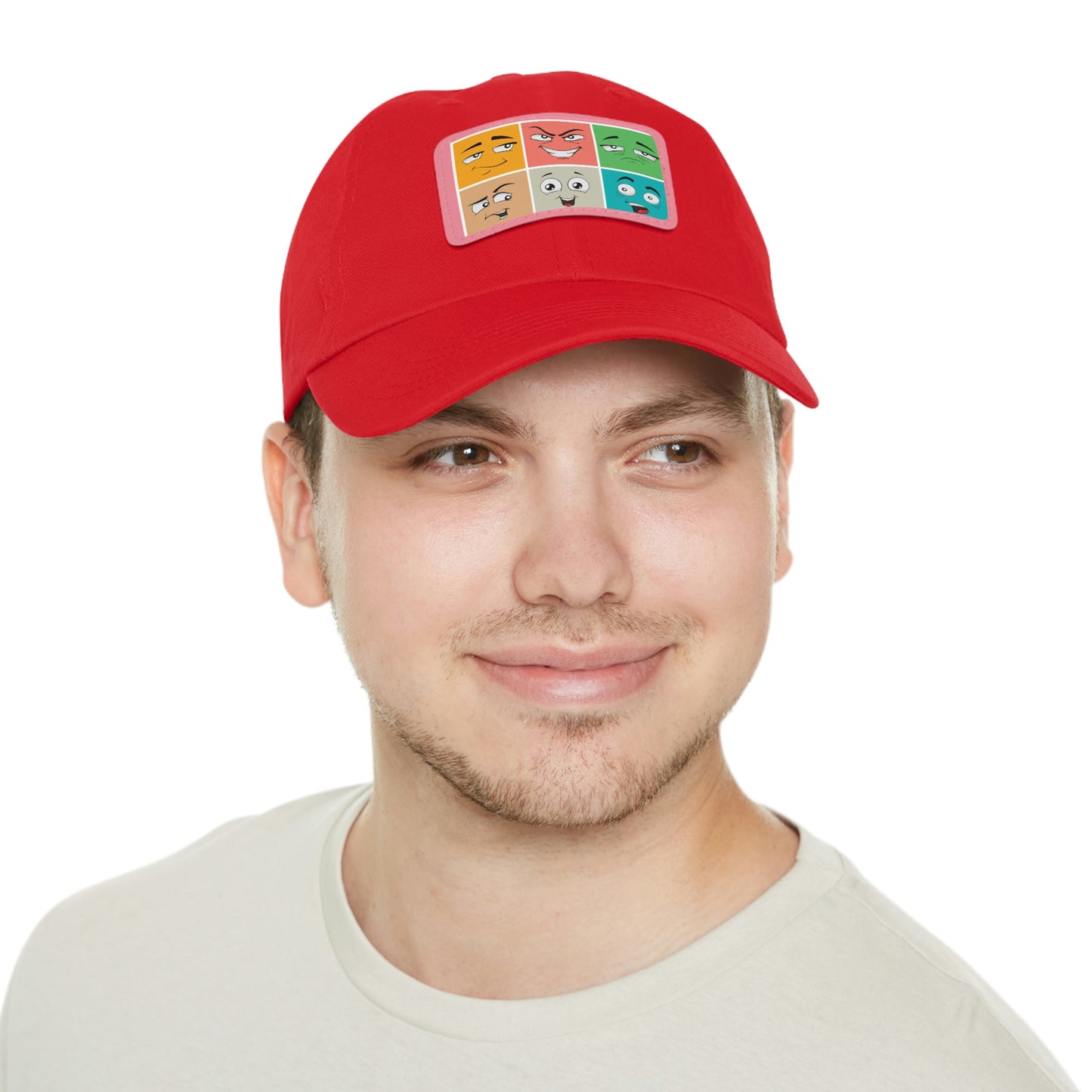 Dad Hat with Patch(colorful smile)
