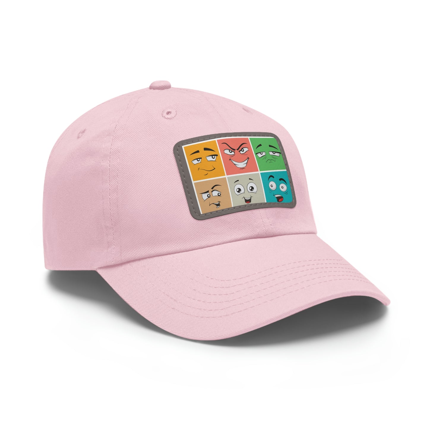 Dad Hat with Patch(colorful smile)