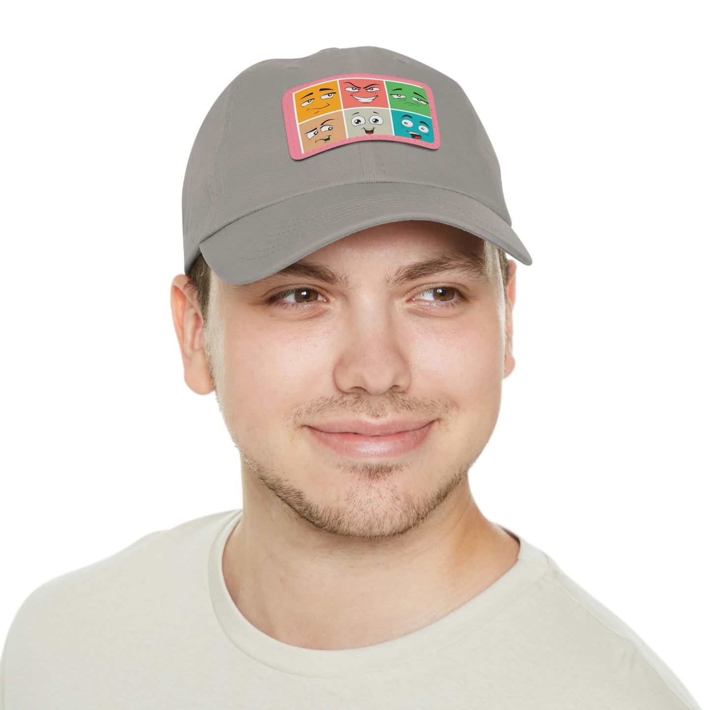 Dad Hat with Patch(colorful smile)
