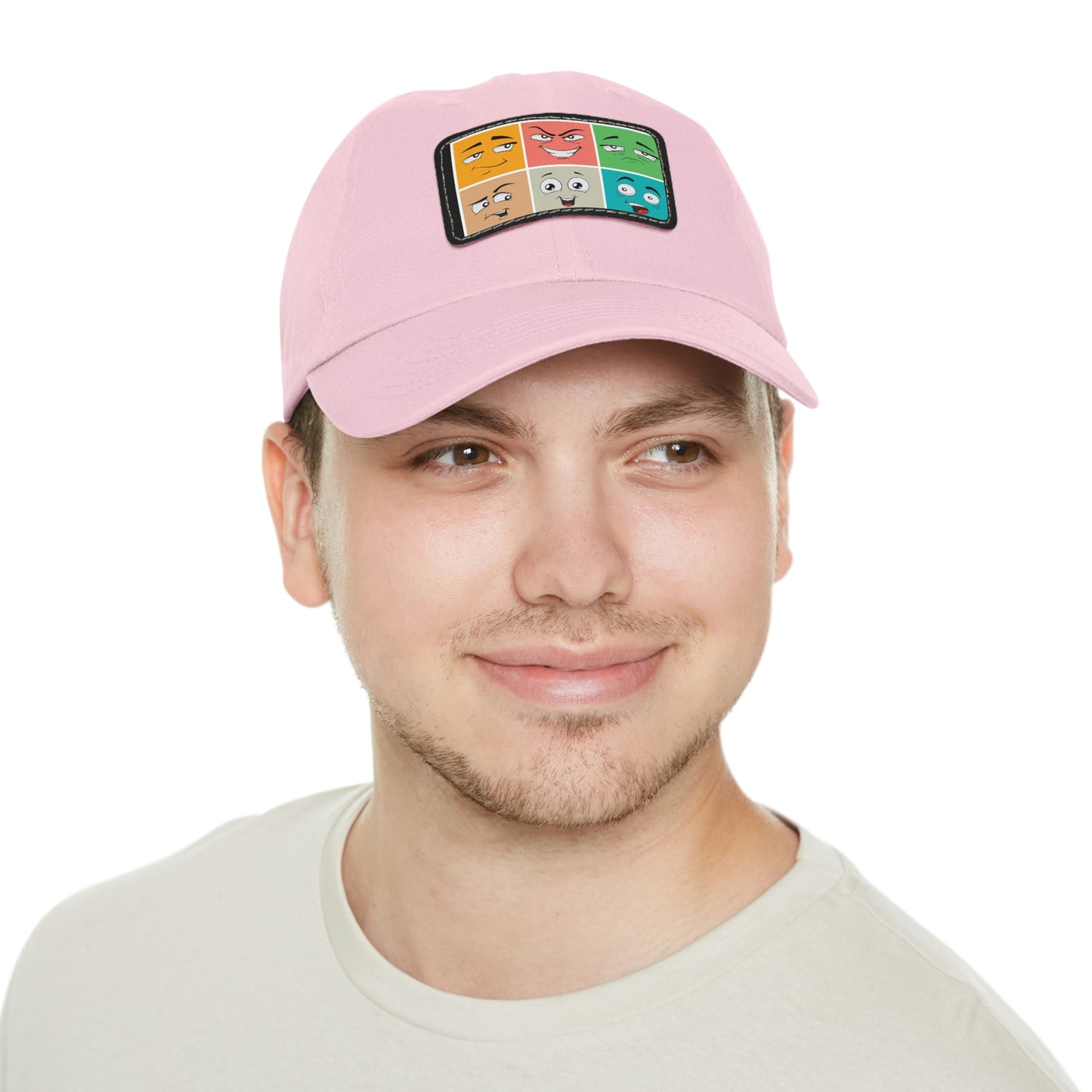 Dad Hat with Patch(colorful smile)