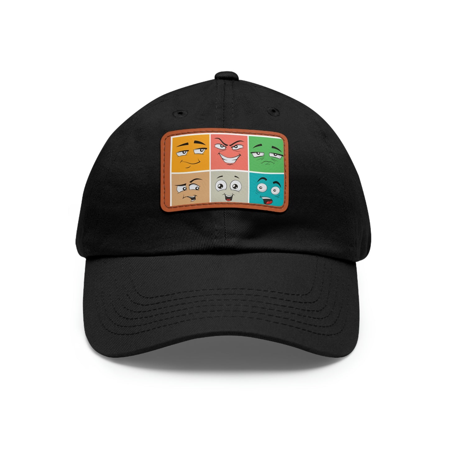Dad Hat with Patch(colorful smile)