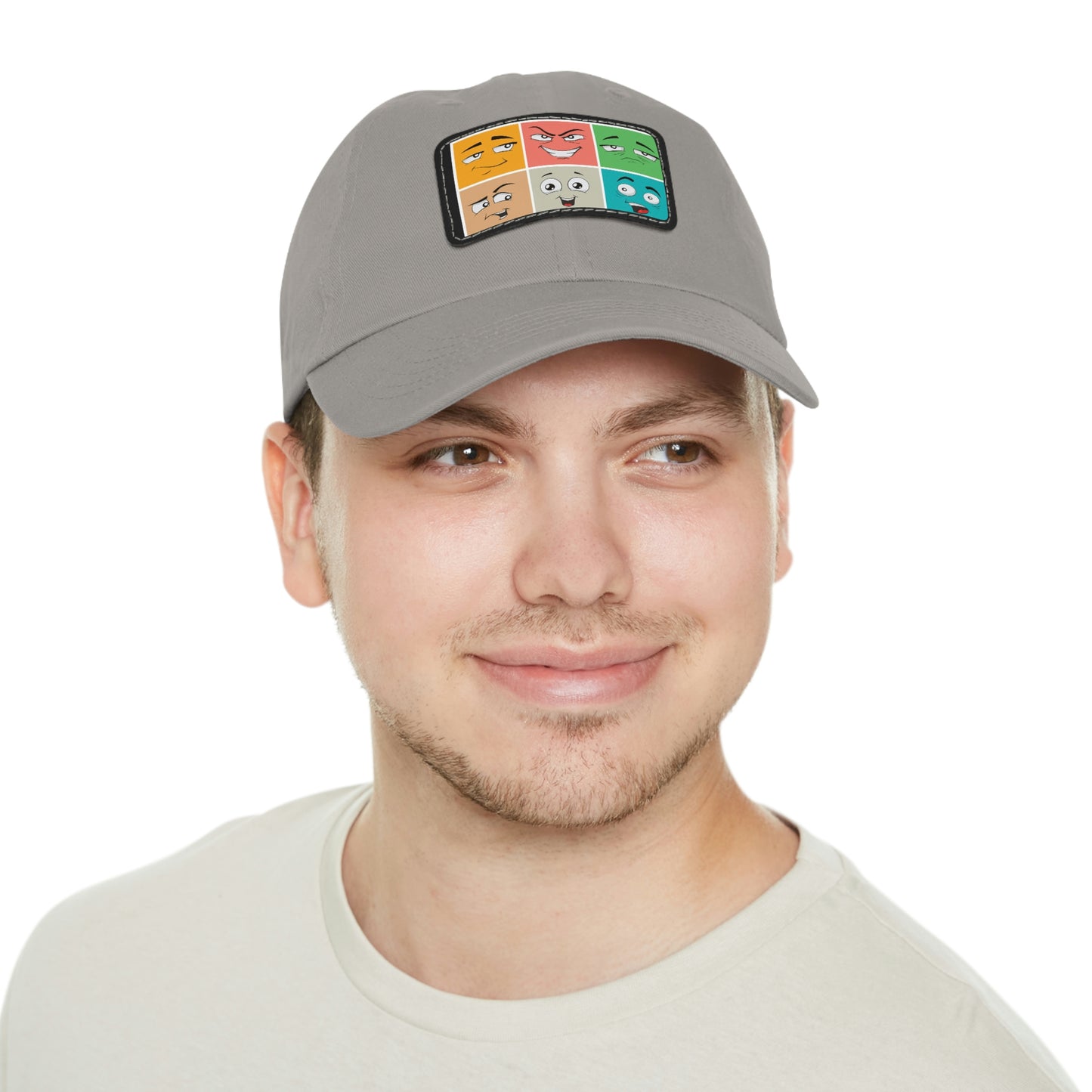 Dad Hat with Patch(colorful smile)