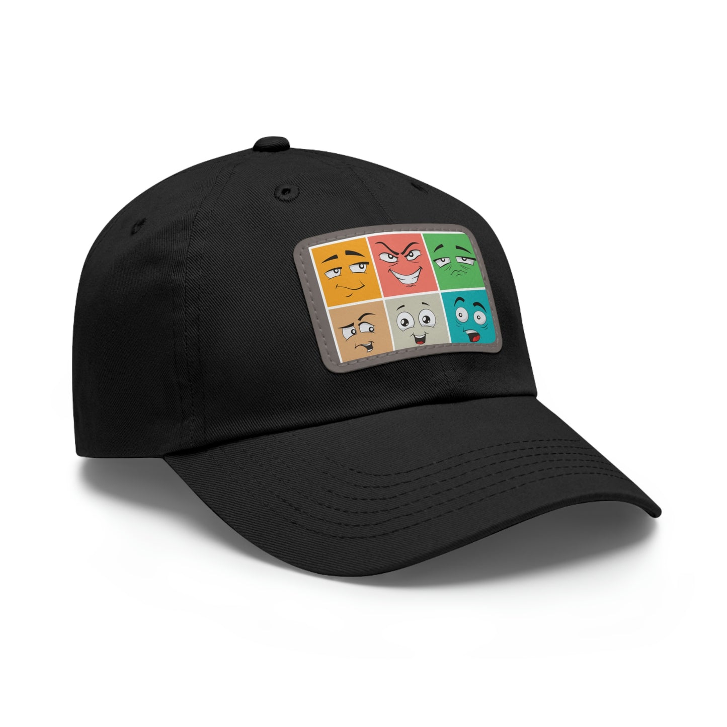Dad Hat with Patch(colorful smile)