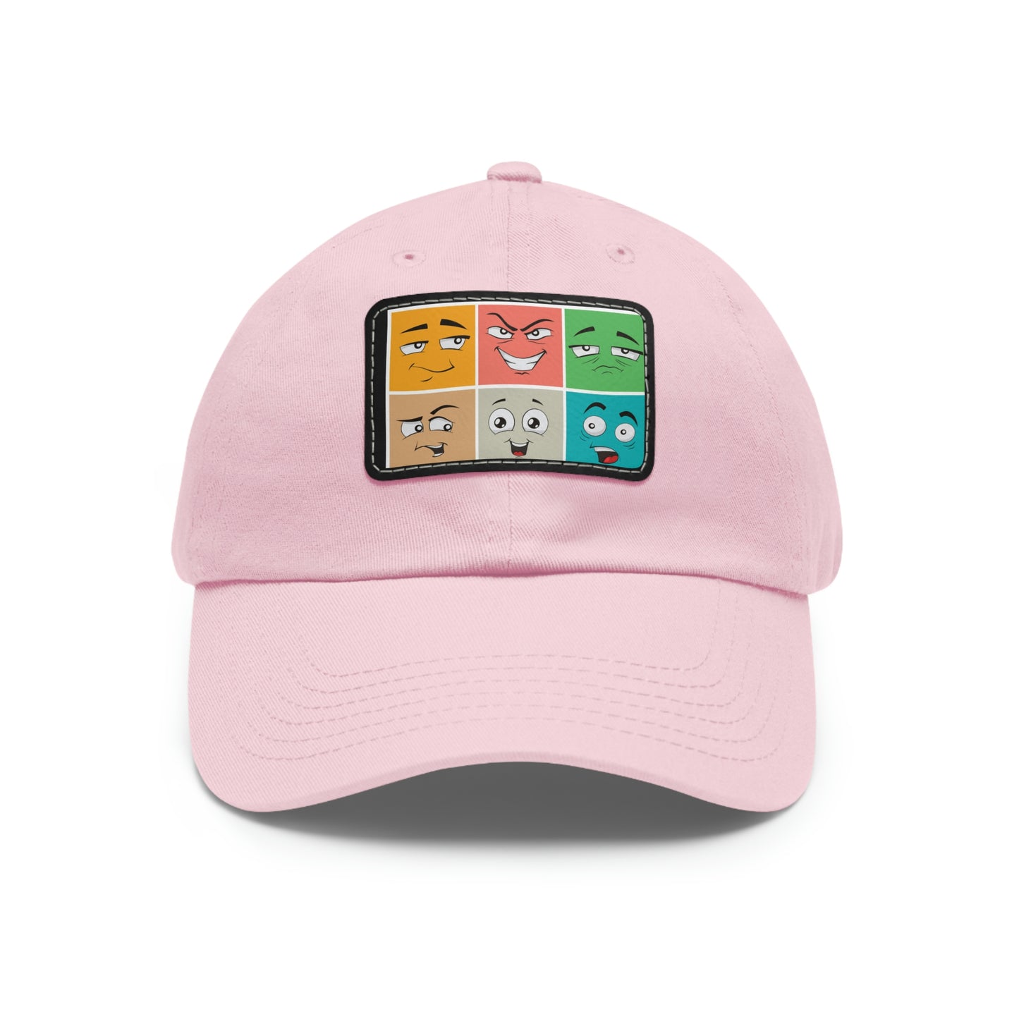 Dad Hat with Patch(colorful smile)
