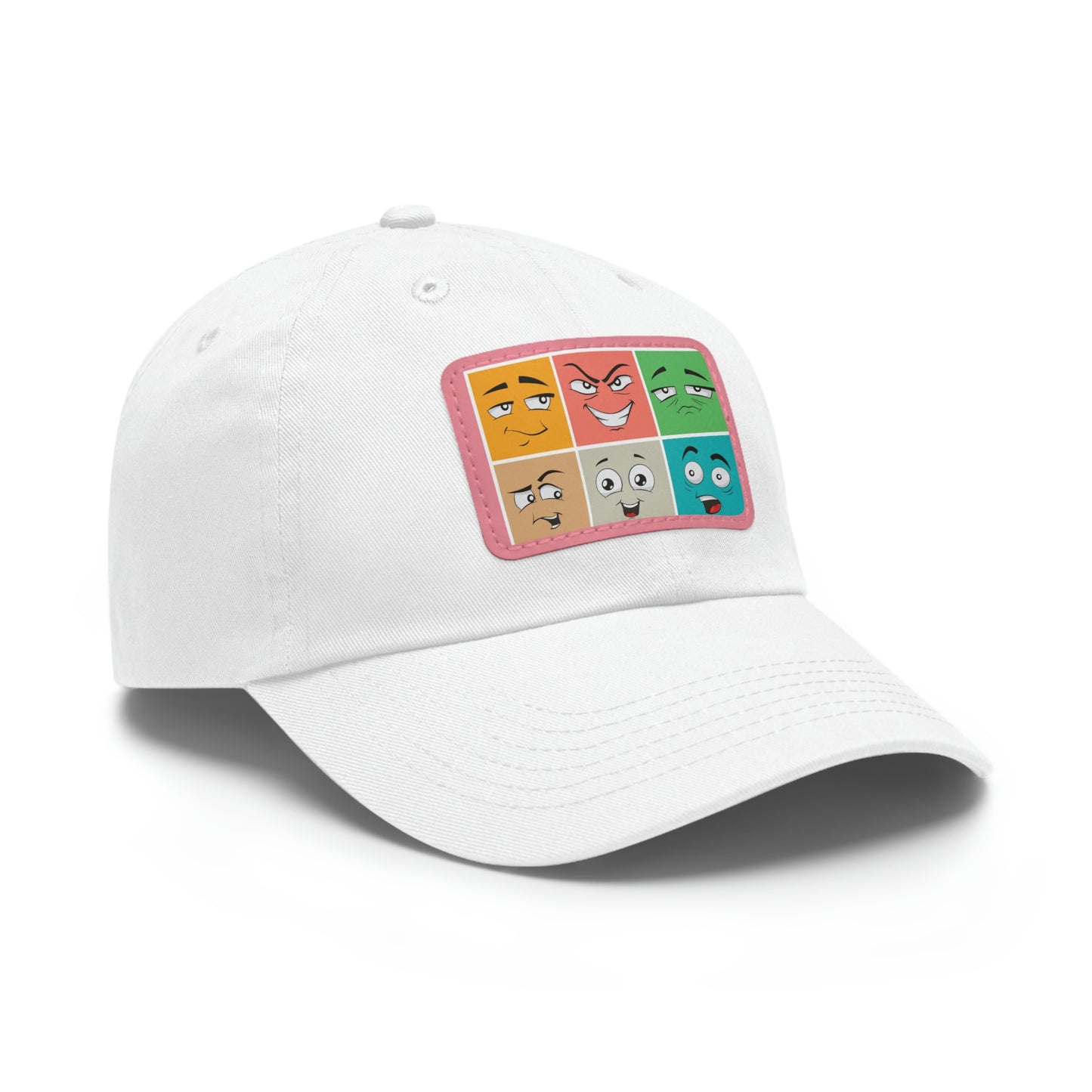 Dad Hat with Patch(colorful smile)
