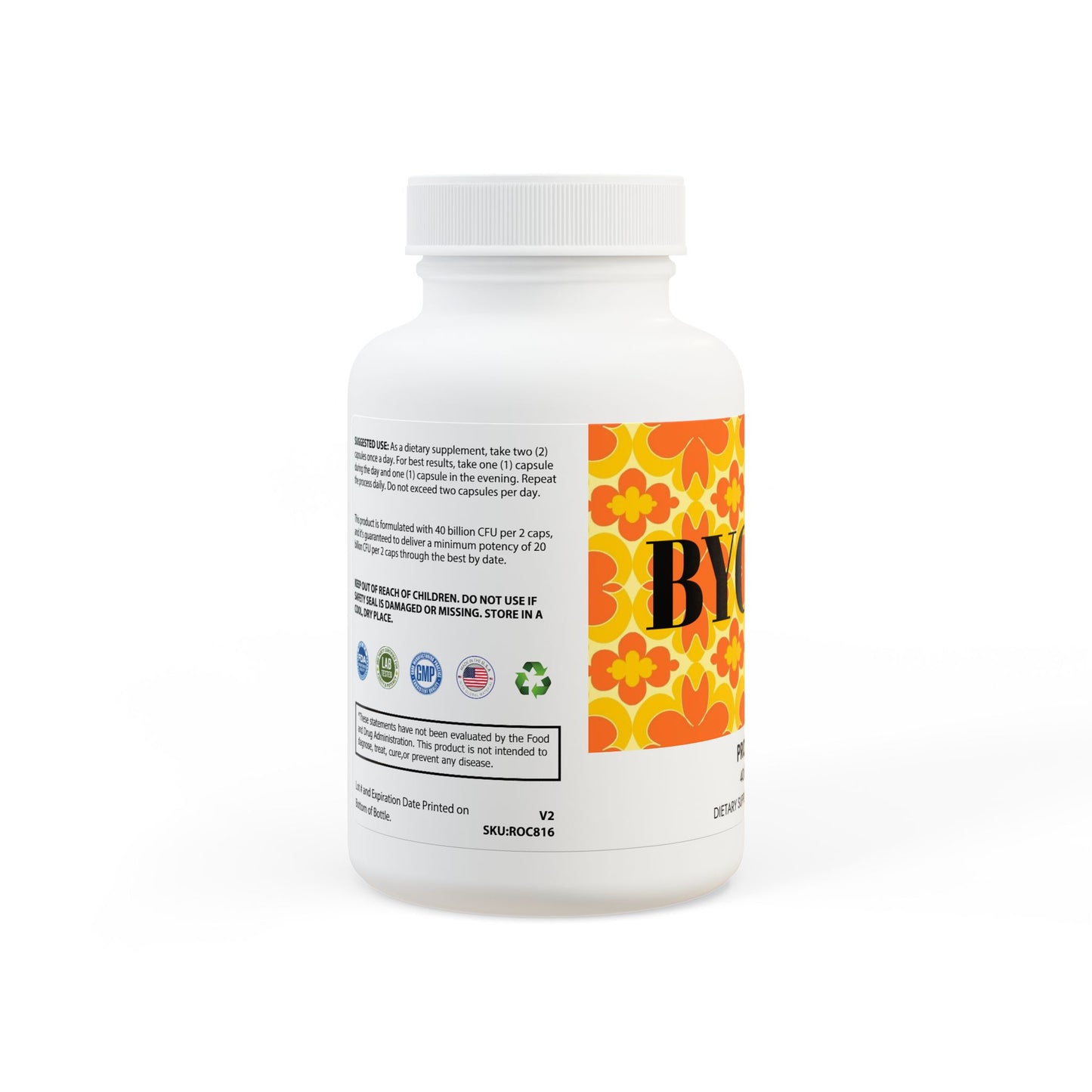 Be ye covered llc Probiotics Supplement (60 Capsules)