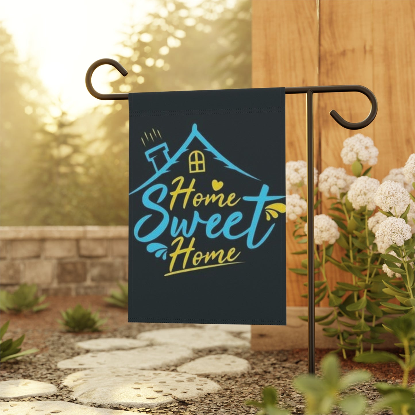 Garden & House Banner(Home sweet home)