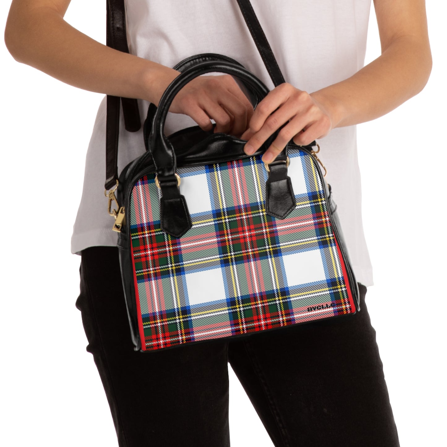 Shoulder Handbag(Plaid)