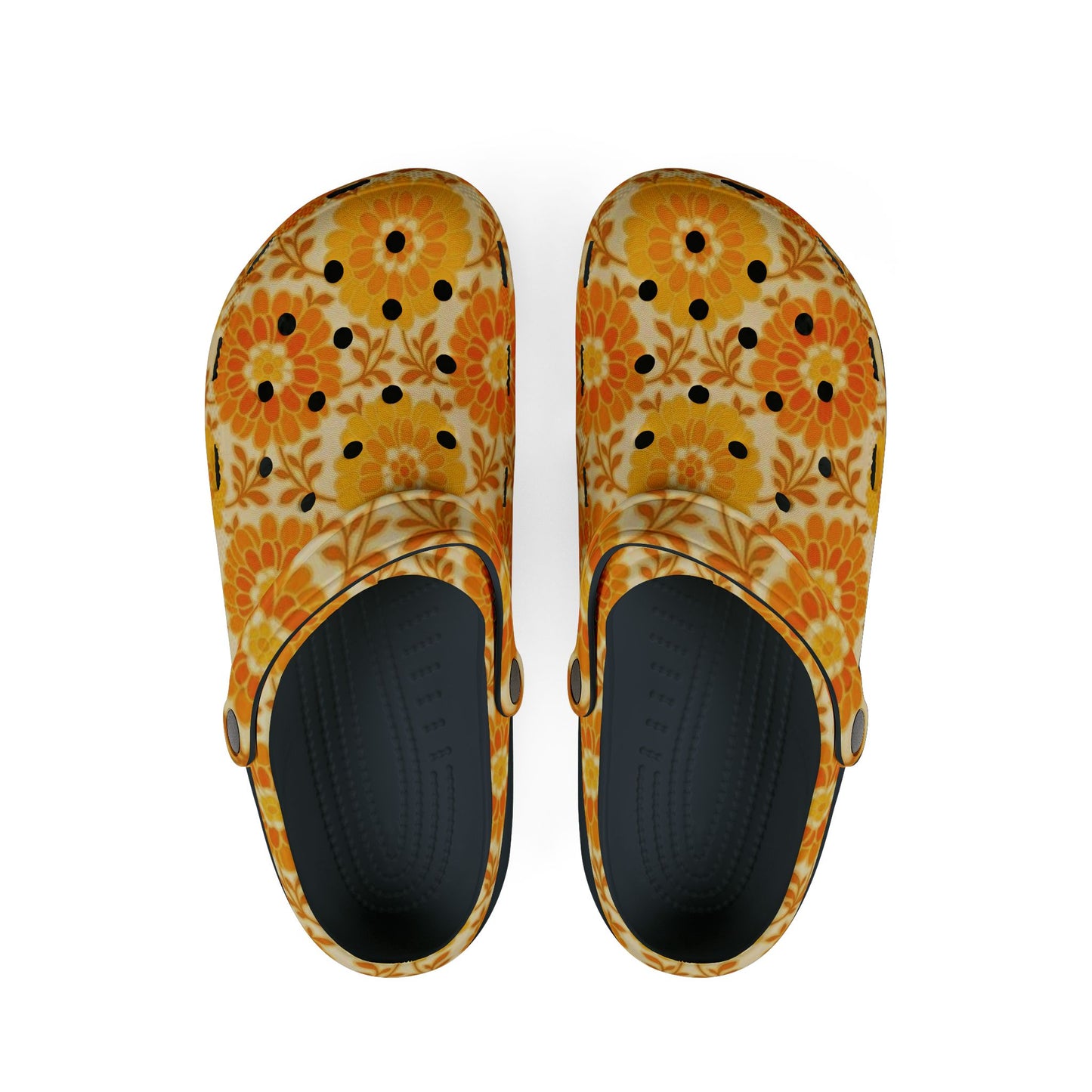 Retro flowers Clog