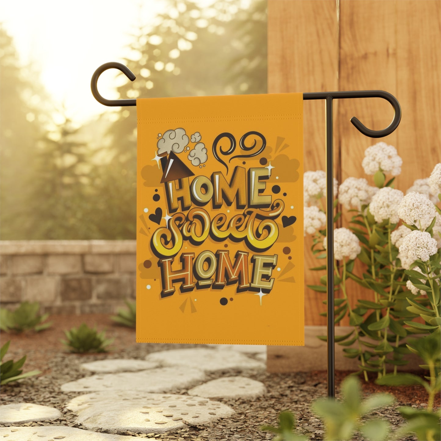 Garden & House Banner(Home sweet home )