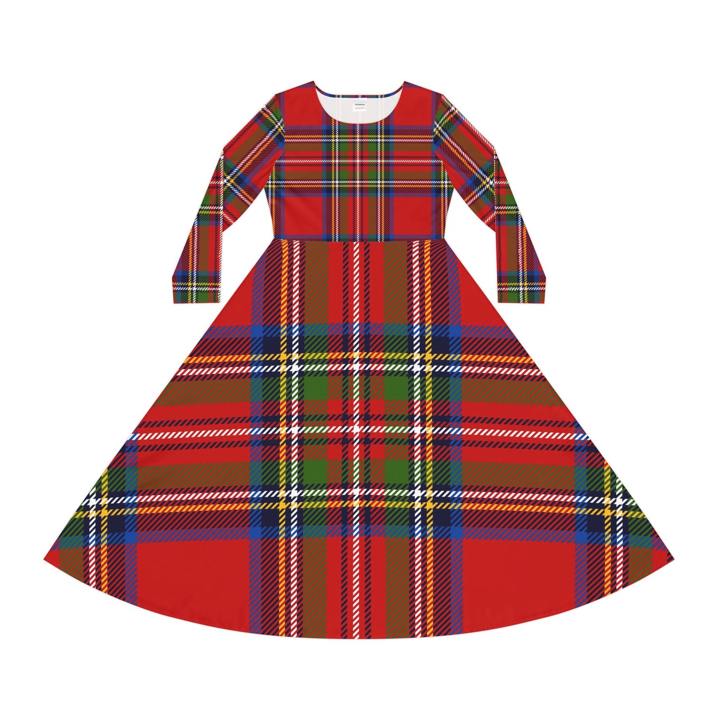 Women's Long Sleeve Dress (Hippie 14)