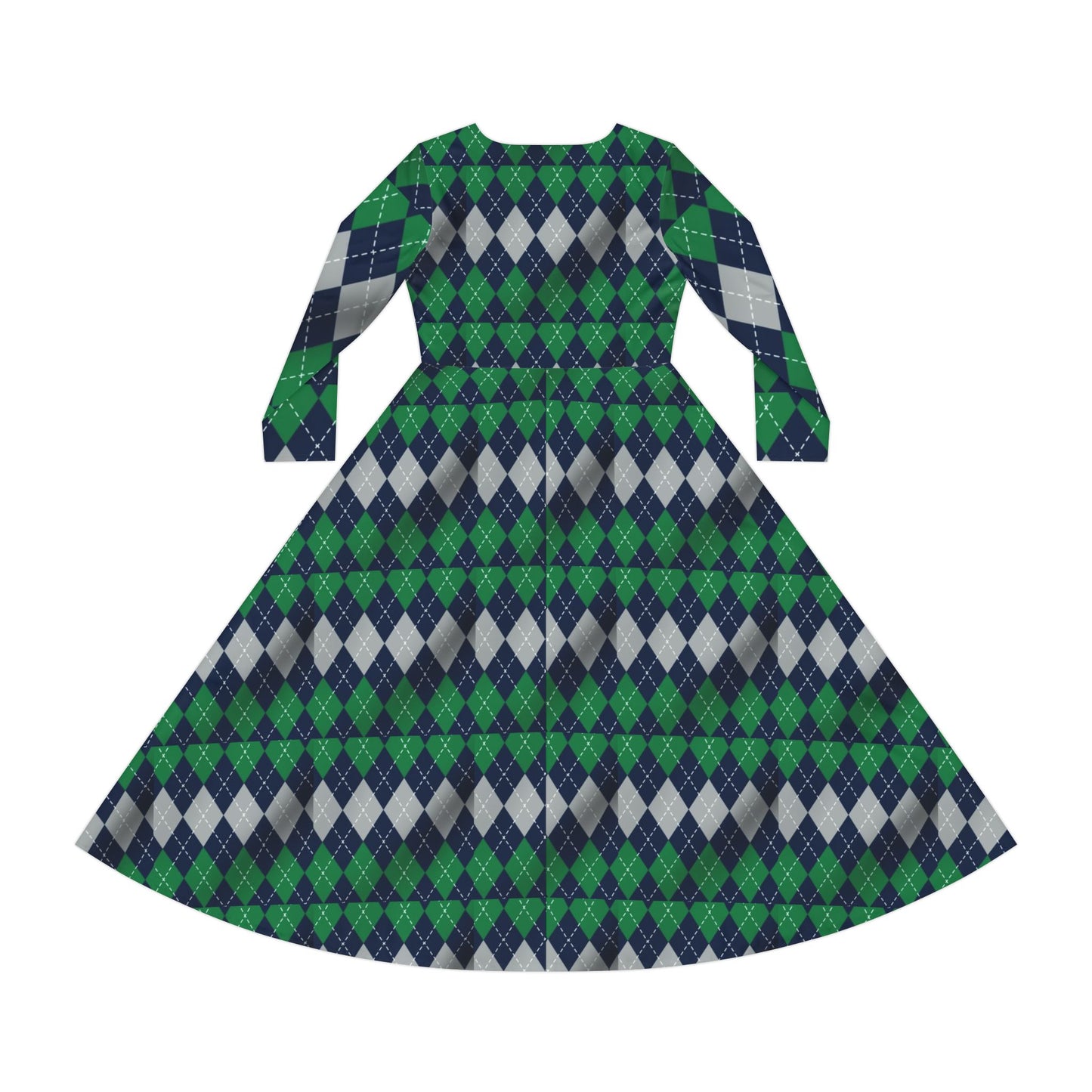 Women's Long Sleeve Dress (Hippie 23)