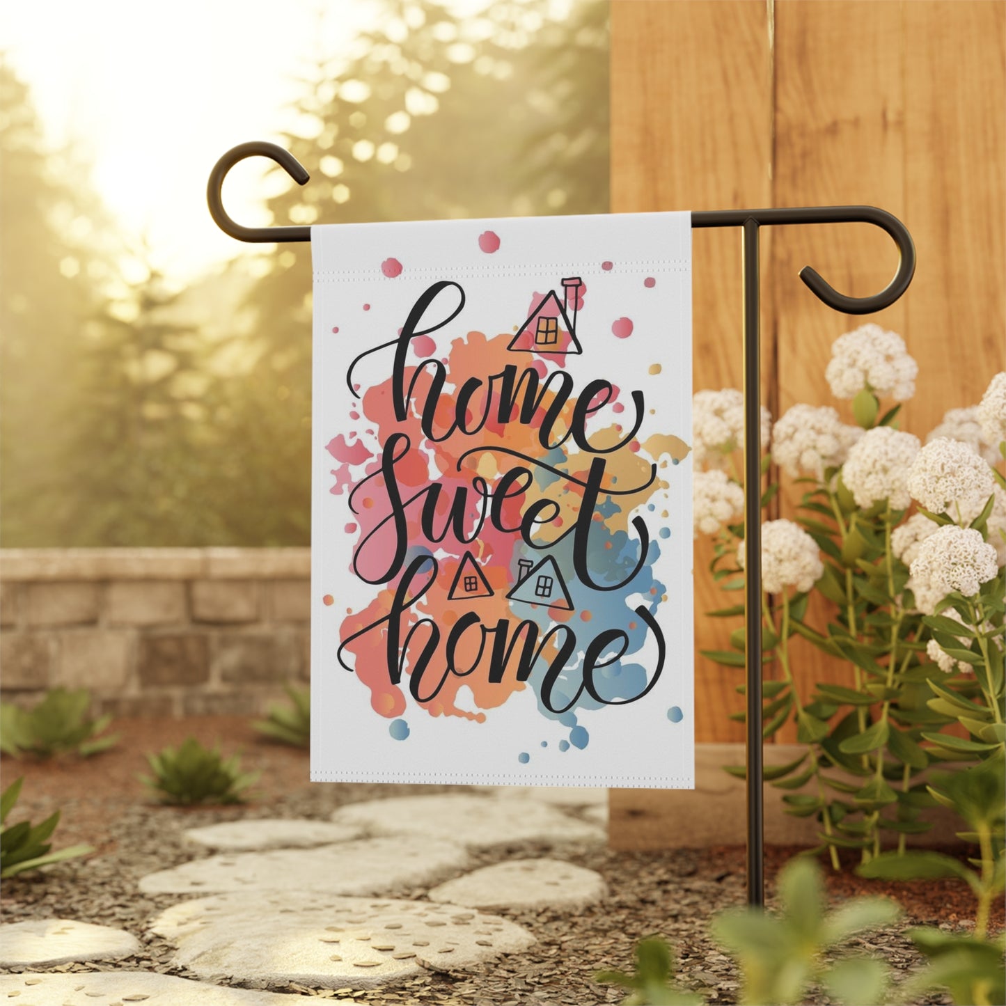 Garden & House Banner(Home sweet home)